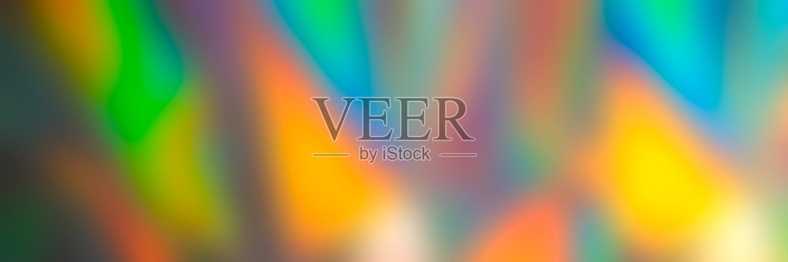全息彩色背景节日横幅。抽象彩色模糊图像照片摄影图片