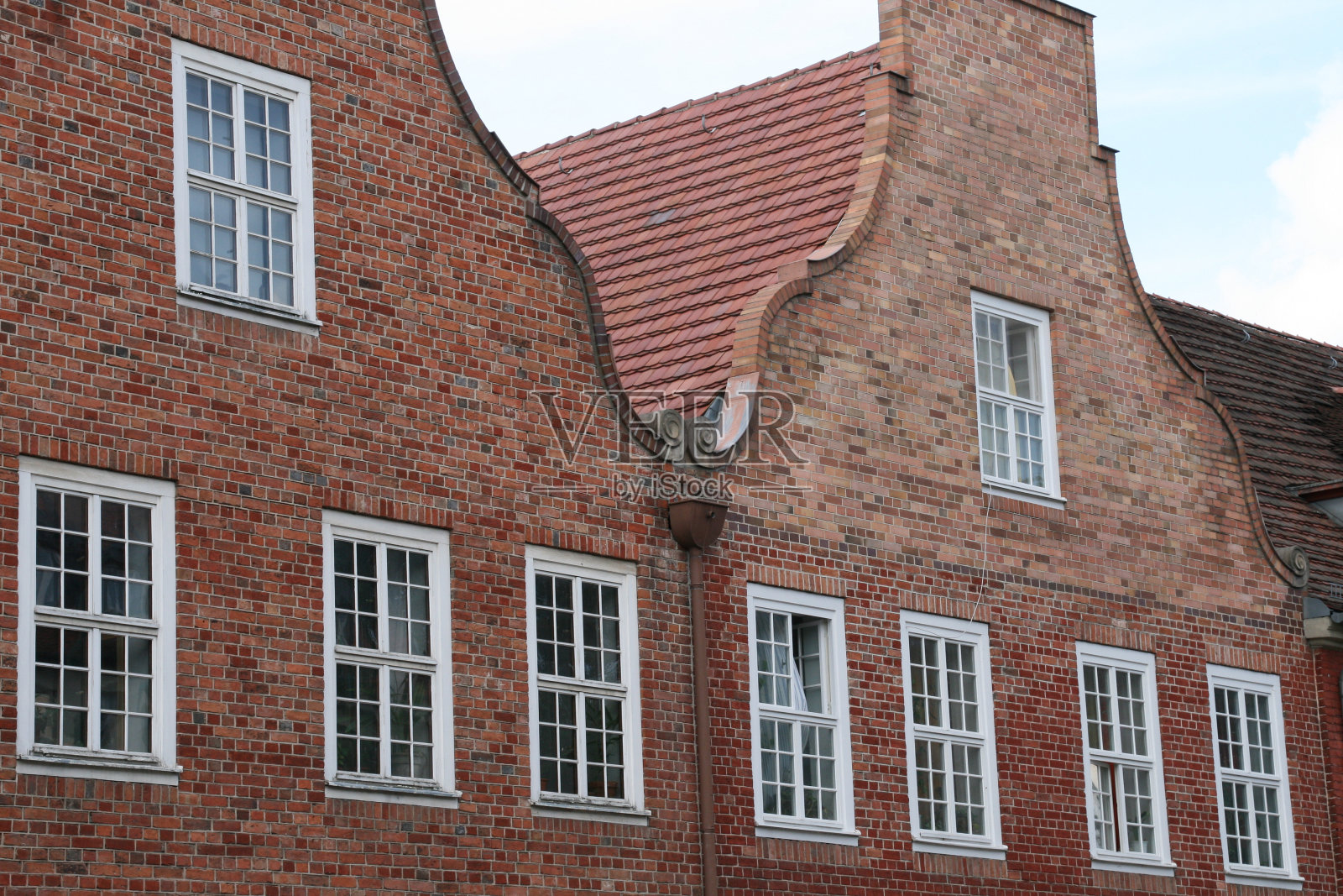 柏林波茨坦的经典房屋照片摄影图片