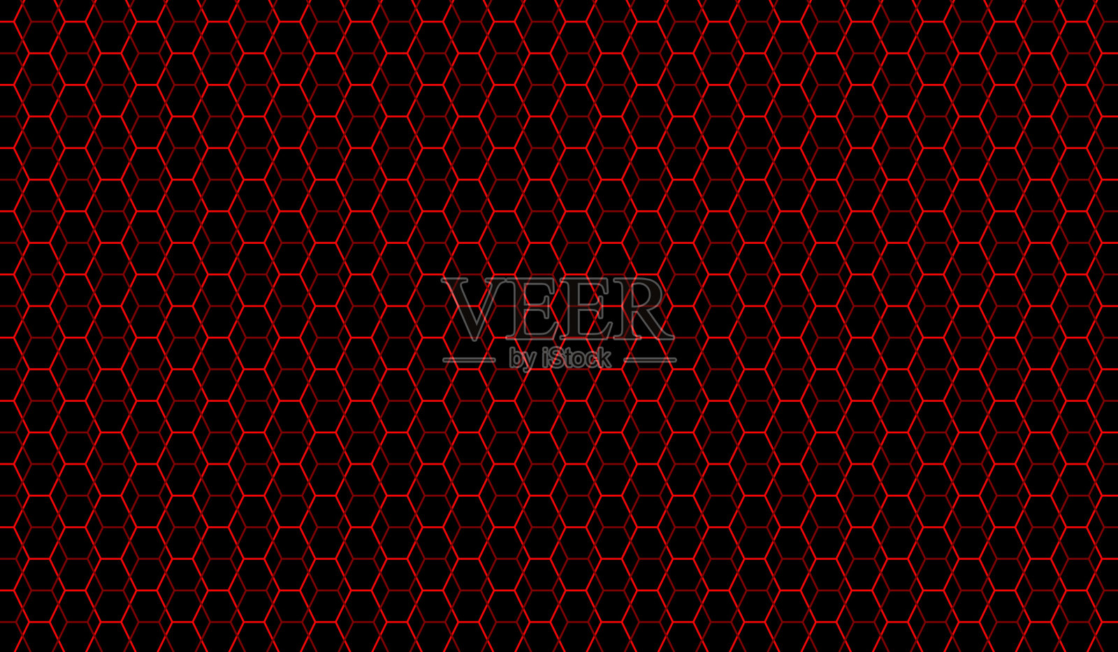 红色六边形网无缝图案背景插画图片素材