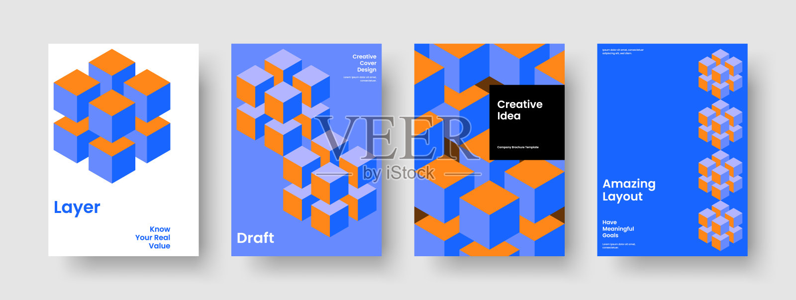 摘要图书封面模板。孤立背景设计。现代商务演示布局。横幅。报告。传单。海报。手册。品牌的身份。日报》。小册子。目录。传单。传单插画图片素材