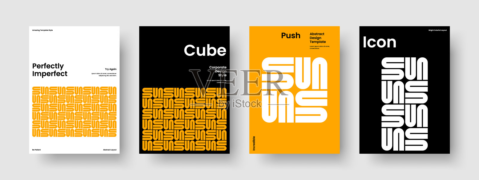 几何报告设计。孤立的背景布局。摘要图书封面模板。业务演示。传单。横幅。手册。海报。日报》。目录。笔记本。广告。杂志。传单插画图片素材