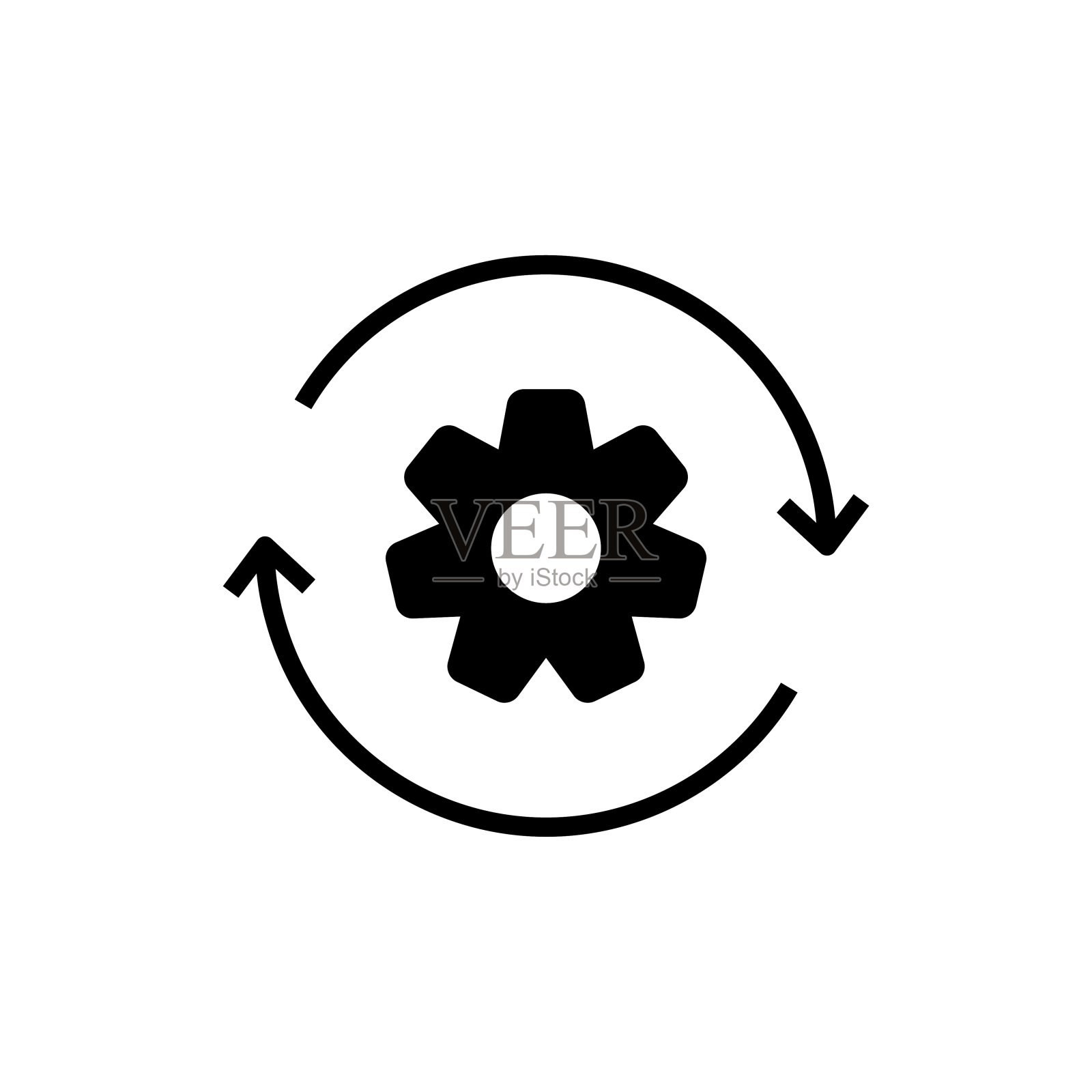 可编辑描边的开发实体图标设计，适用于信息图表、网页、移动应用、UI、UX和GUI设计插画图片素材