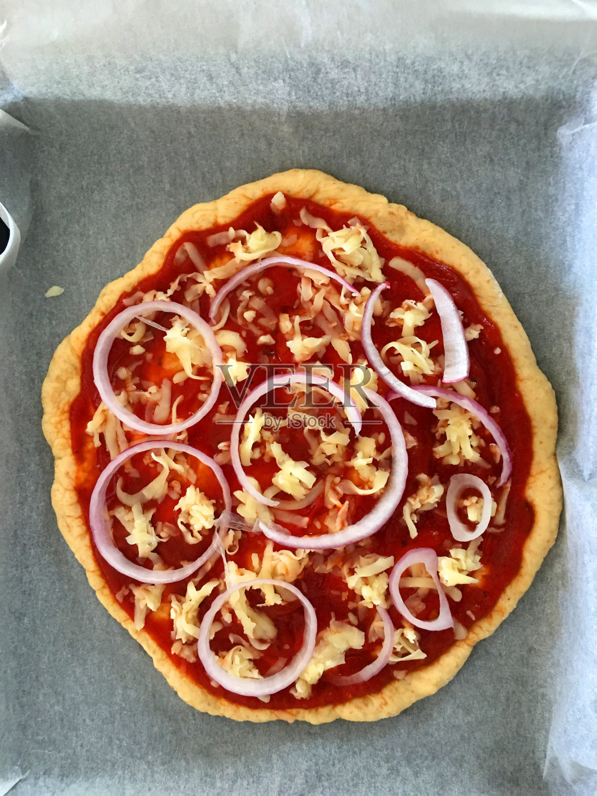 自制披萨的制作照片摄影图片