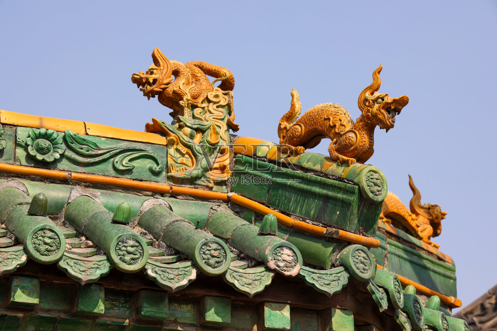 河南省安阳市张德地区城隍庙(未陵公寺)屏风照片摄影图片