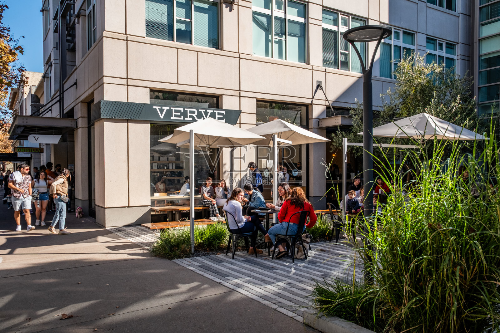 帕洛阿尔托的Verve咖啡店照片摄影图片