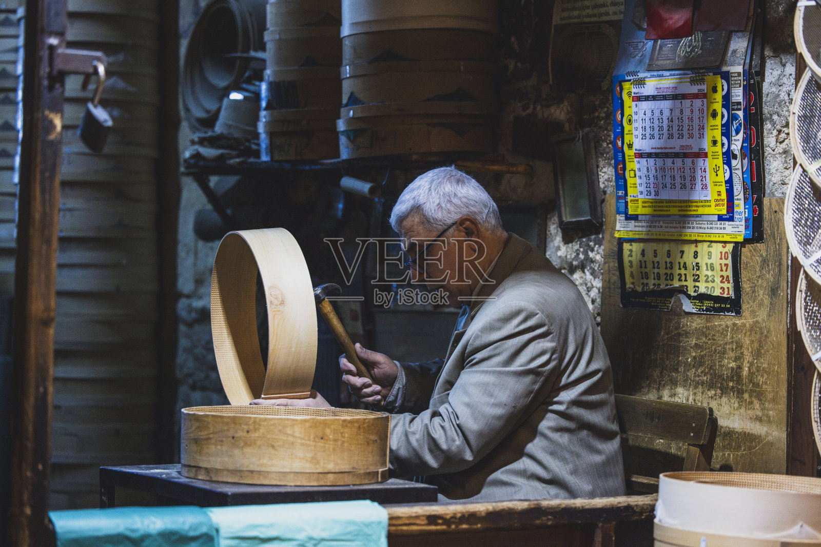 加济安泰普铜匠集市照片摄影图片
