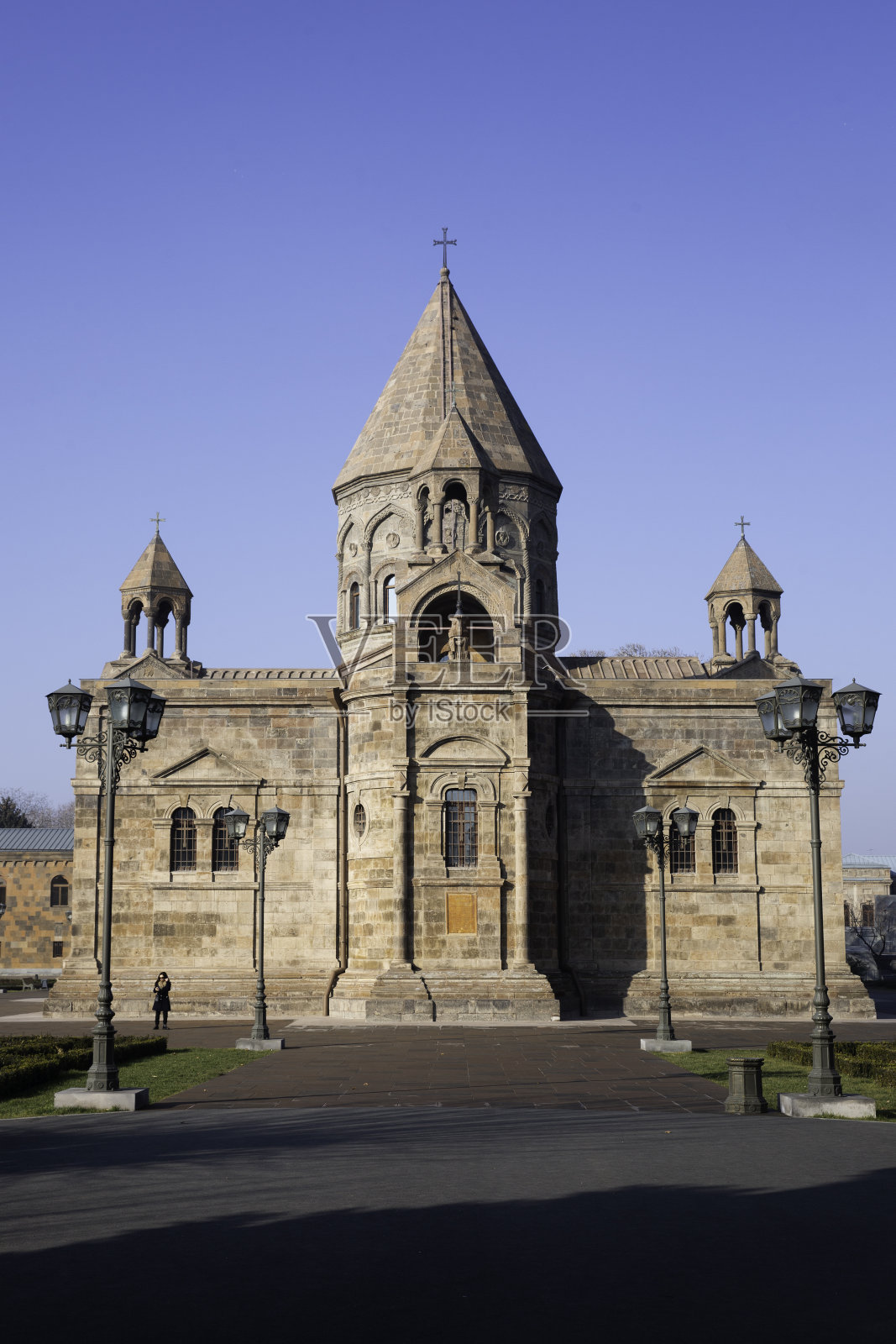 亚美尼亚古老的埃奇米亚津大教堂，历史地标照片摄影图片