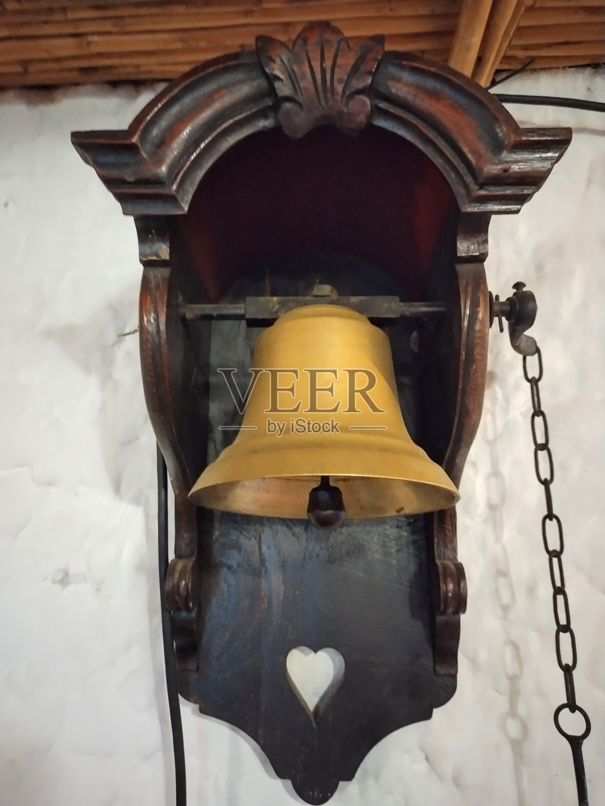 奴隶钟，过去的象征照片摄影图片