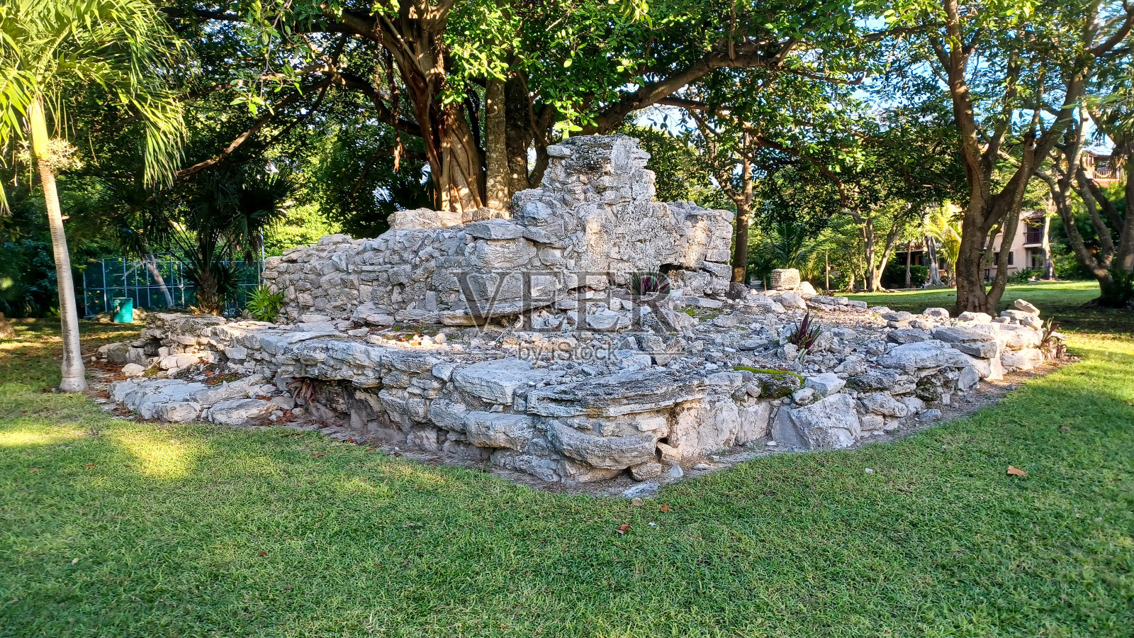 普拉亚德尔卡门考古遗址照片摄影图片