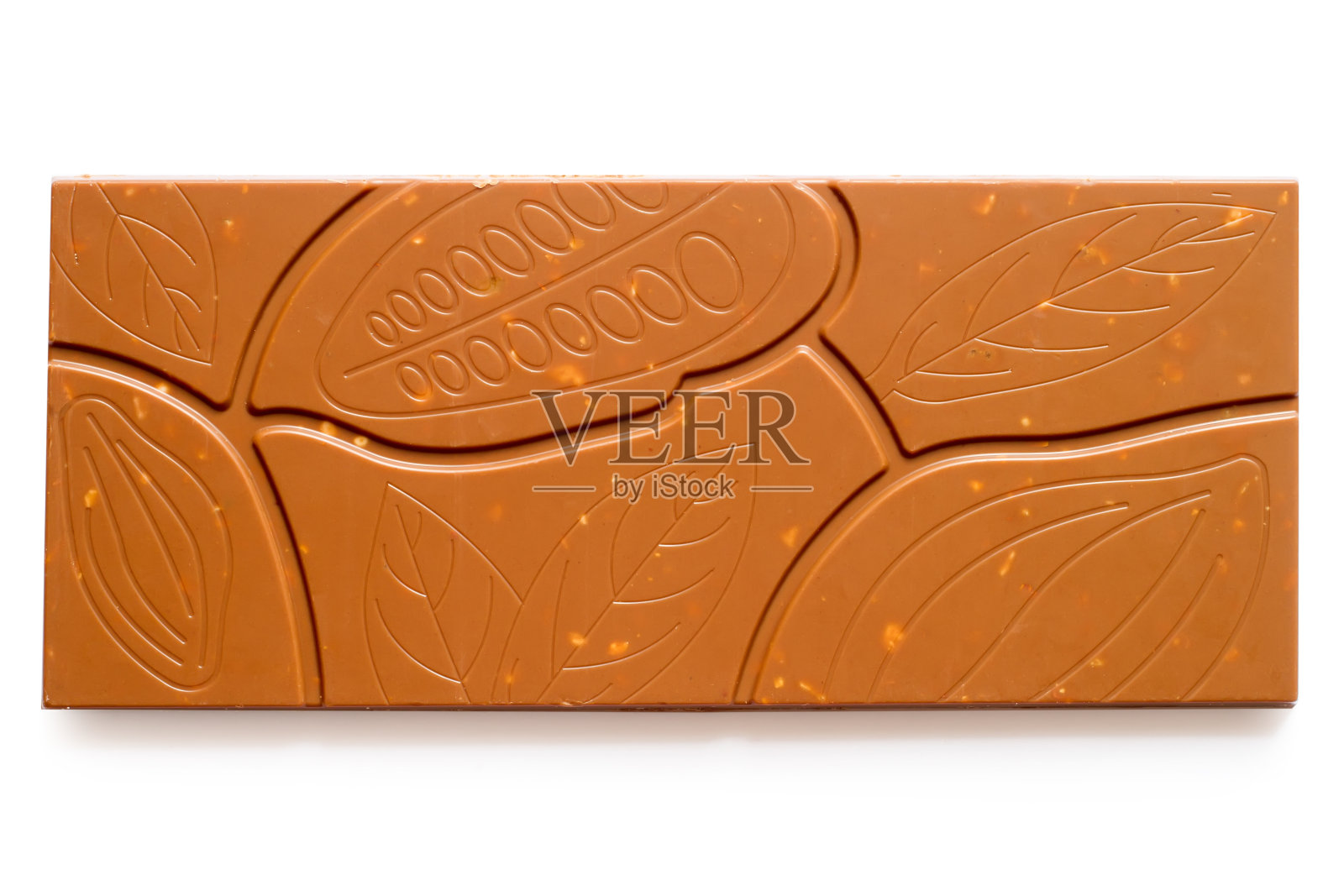 白色背景的牛奶巧克力棒。照片摄影图片