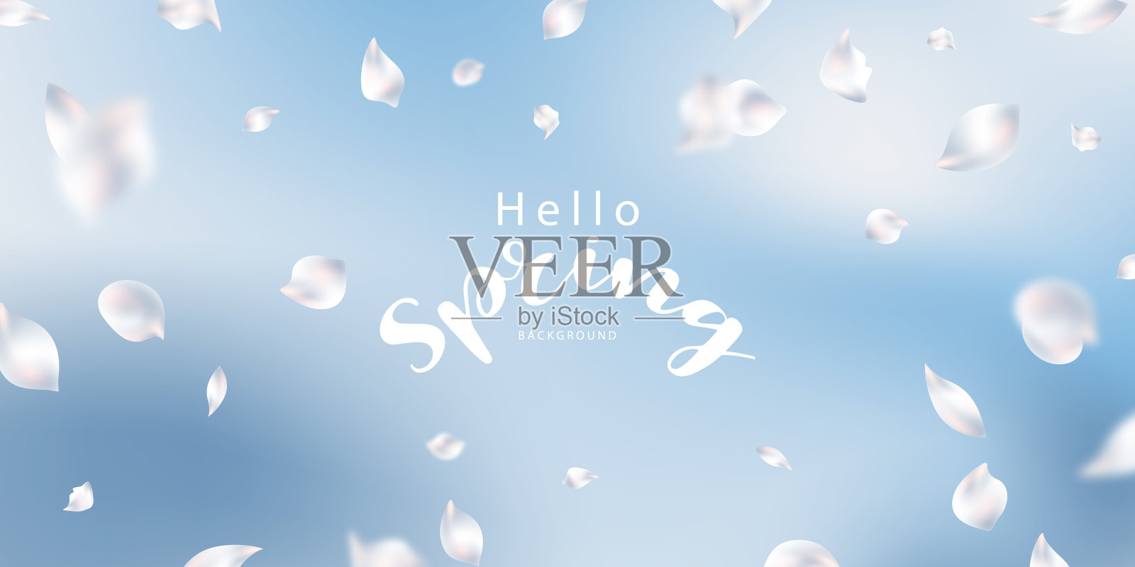 樱花矢量插图设计春天的背景插画图片素材