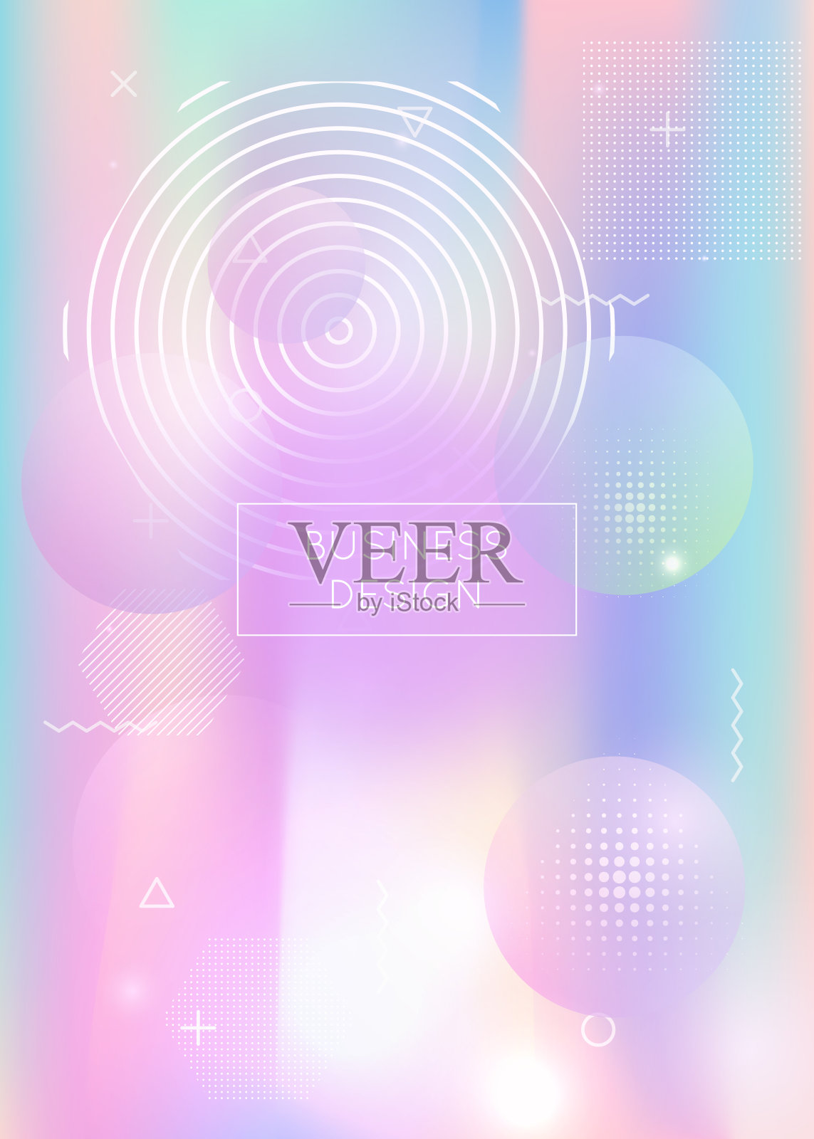 几何流体。紫罗兰光泽形状。神奇的旗帜。运动点。时尚的传单。极简主义的表现。全息图纹理。光半色调元素。紫色几何流体插画图片素材