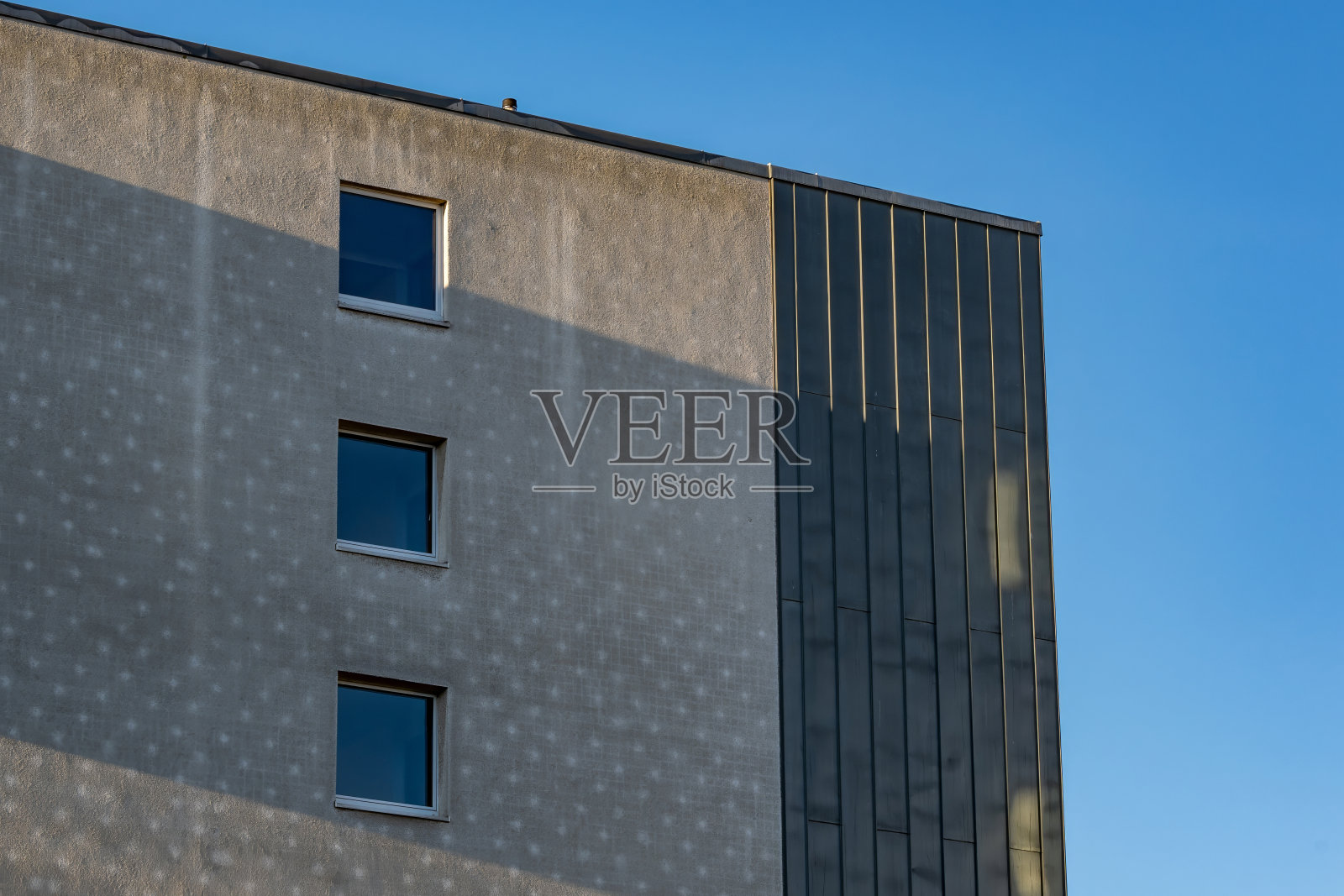 现代建筑的剖面立面照片摄影图片