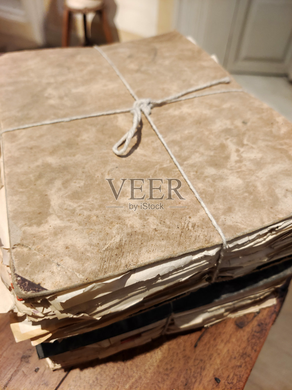 古老的论文照片摄影图片