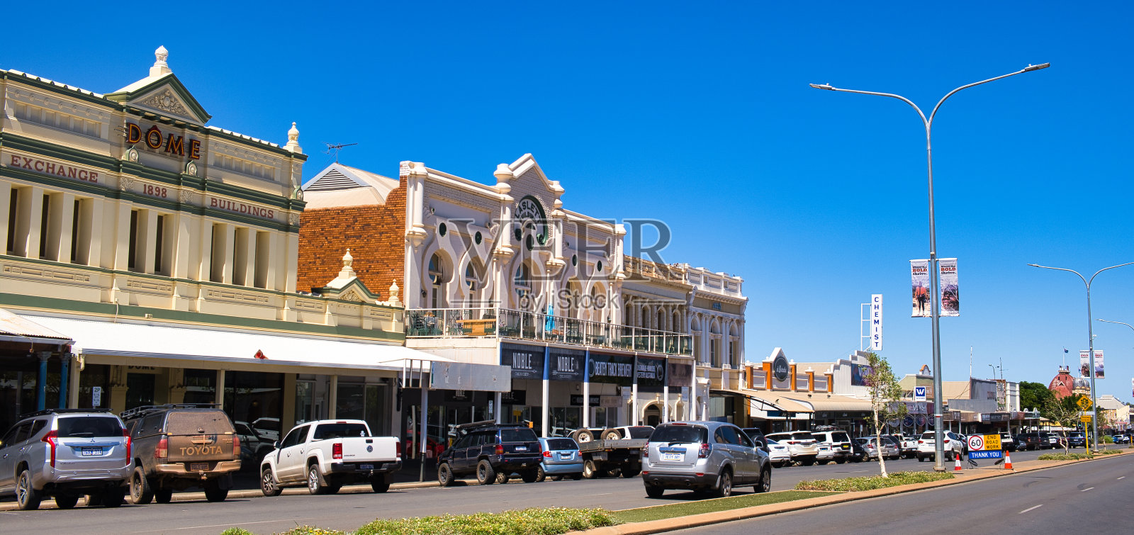 西澳大利亚卡尔古利的街景照片摄影图片