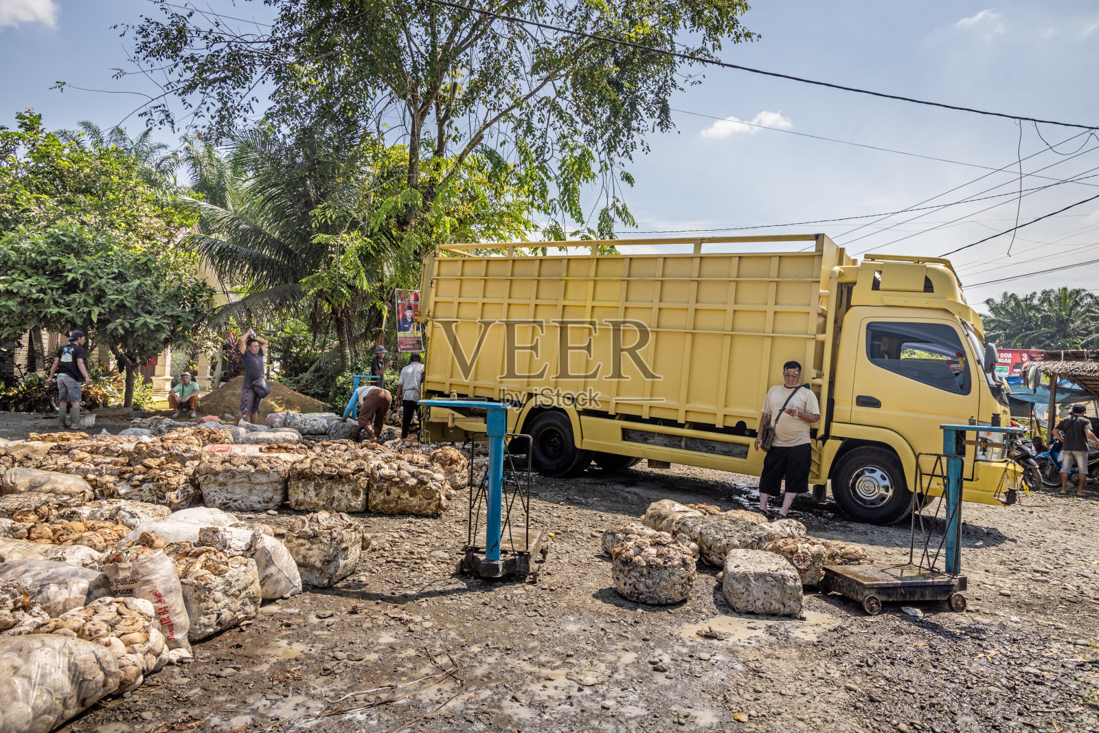 生胶包在小标记上交易照片摄影图片
