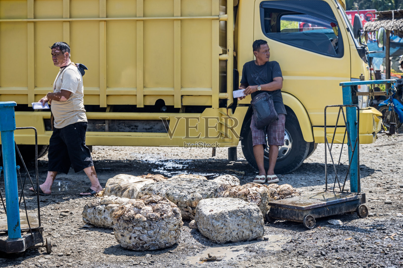 生胶包在小标记上交易照片摄影图片