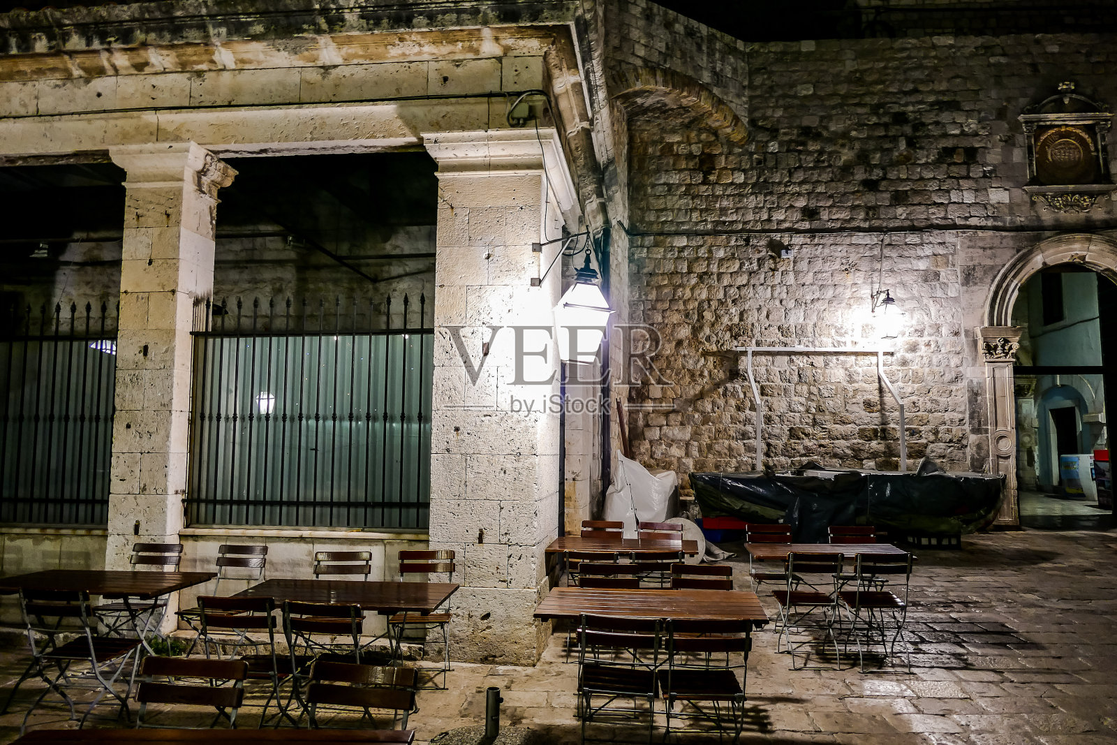 克罗地亚杜布罗夫尼克镇的景色，数码照片图片作为背景照片摄影图片