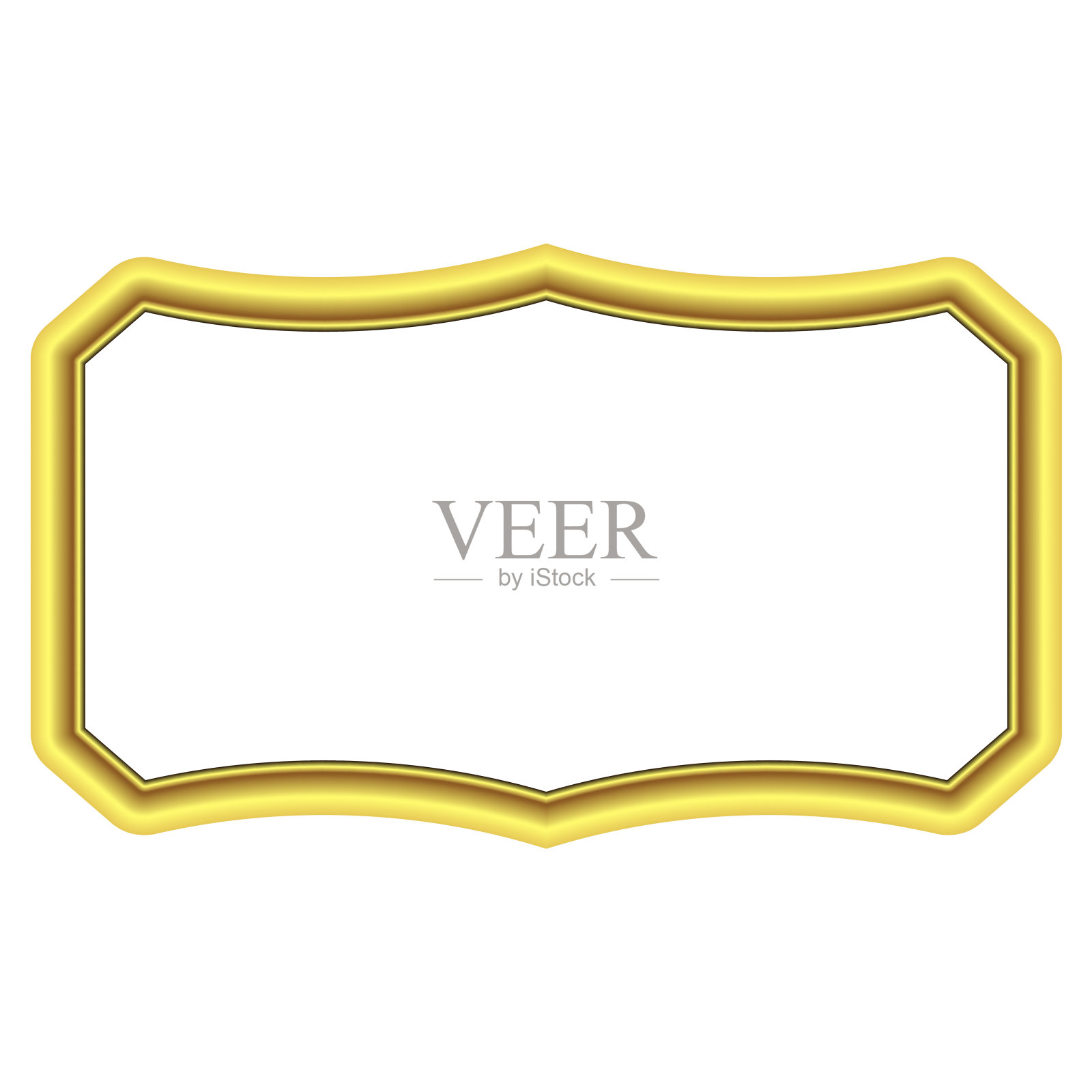 矩形复古框架金色画框豪华金色框架金色边框金色矢量复古框架复古徽章分支框架横幅装饰装饰框架元素丝带孤立的背景插画图片素材