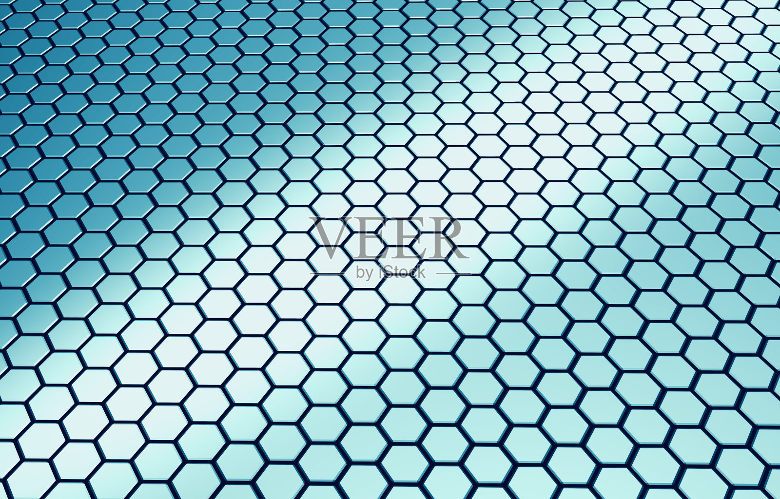 蜂巢抽象背景未来技术六边形3D插图照片摄影图片