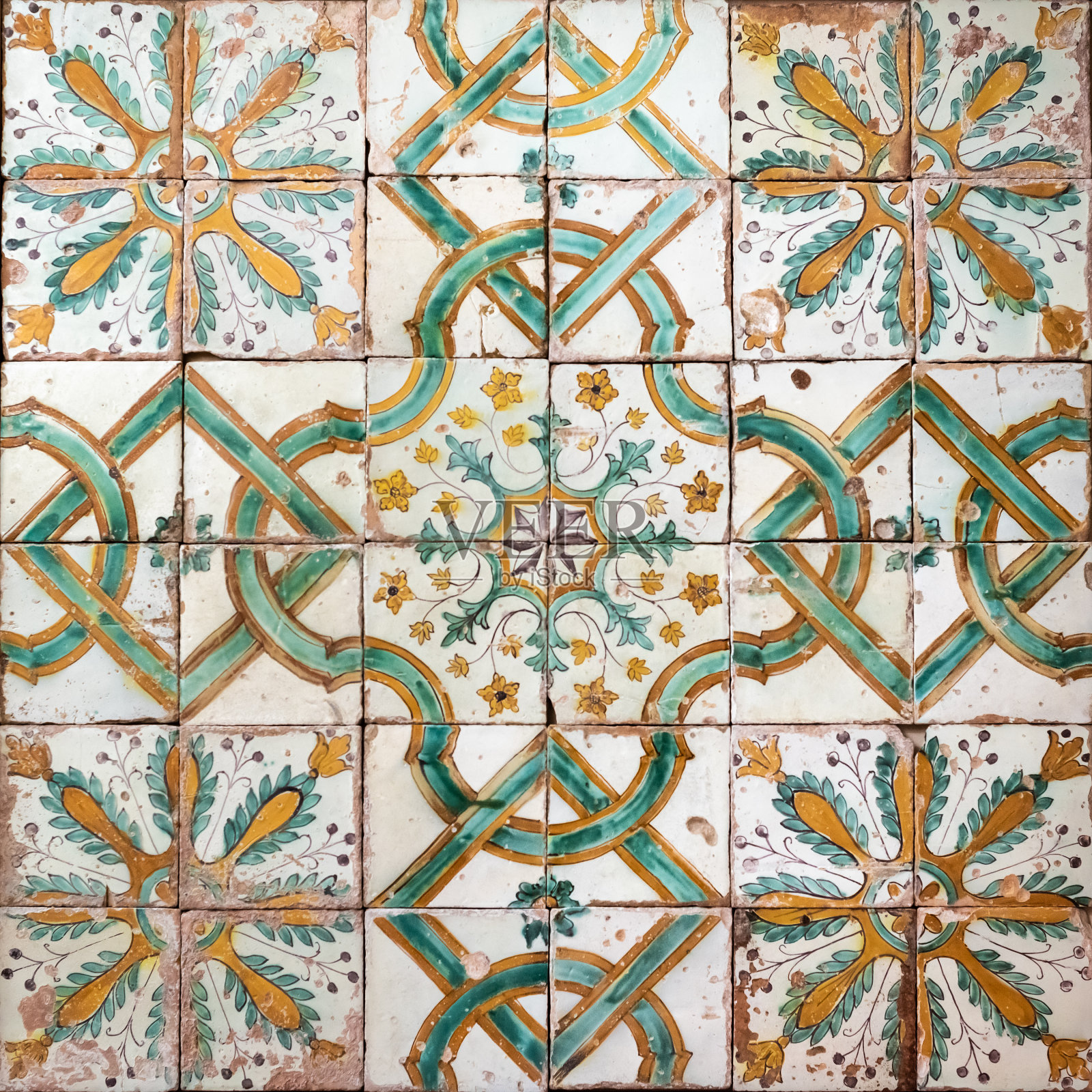 复古瓷砖的背景照片摄影图片