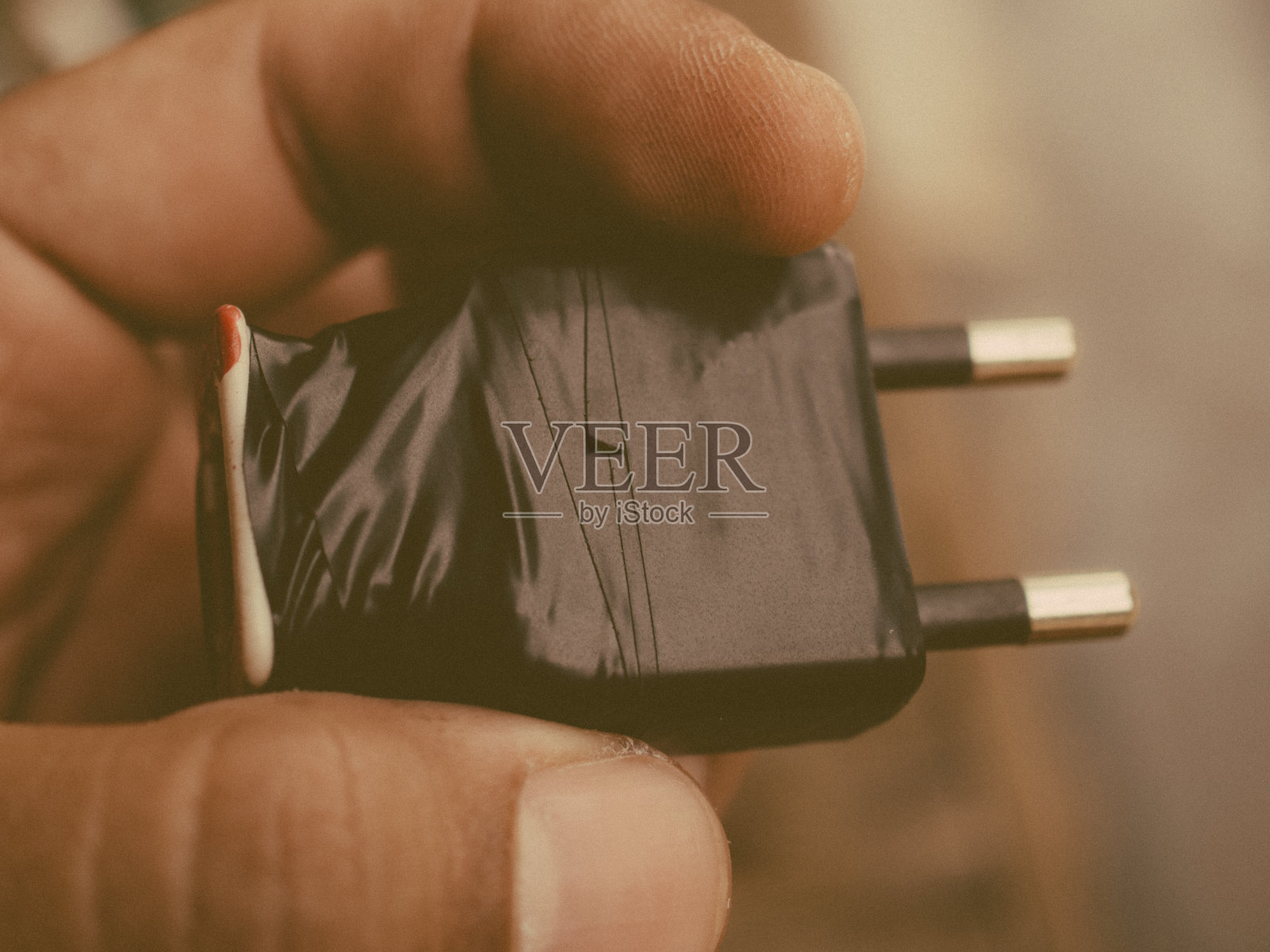 旧公插头照片摄影图片