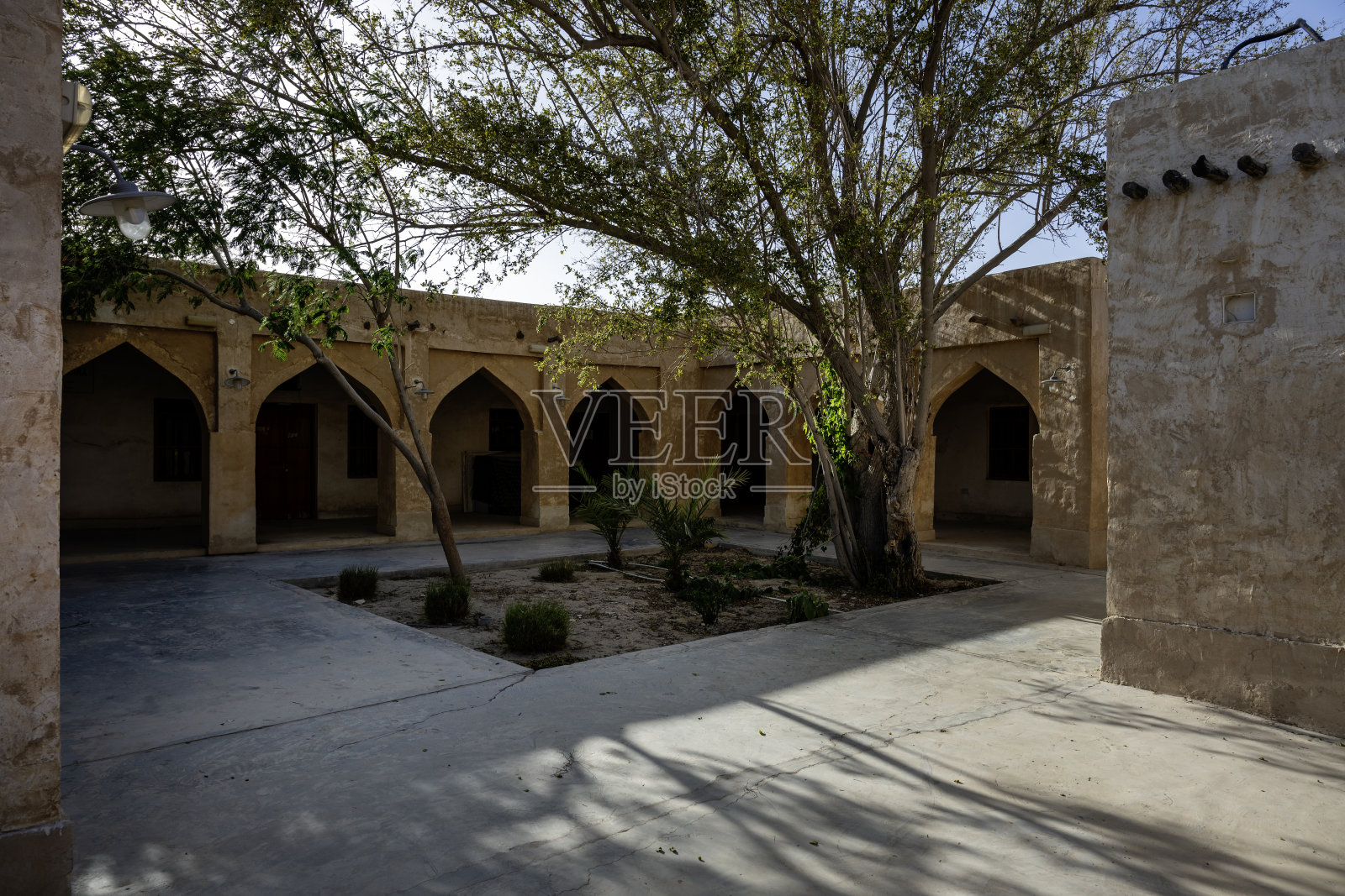 Wakrah集市上的老建筑照片摄影图片