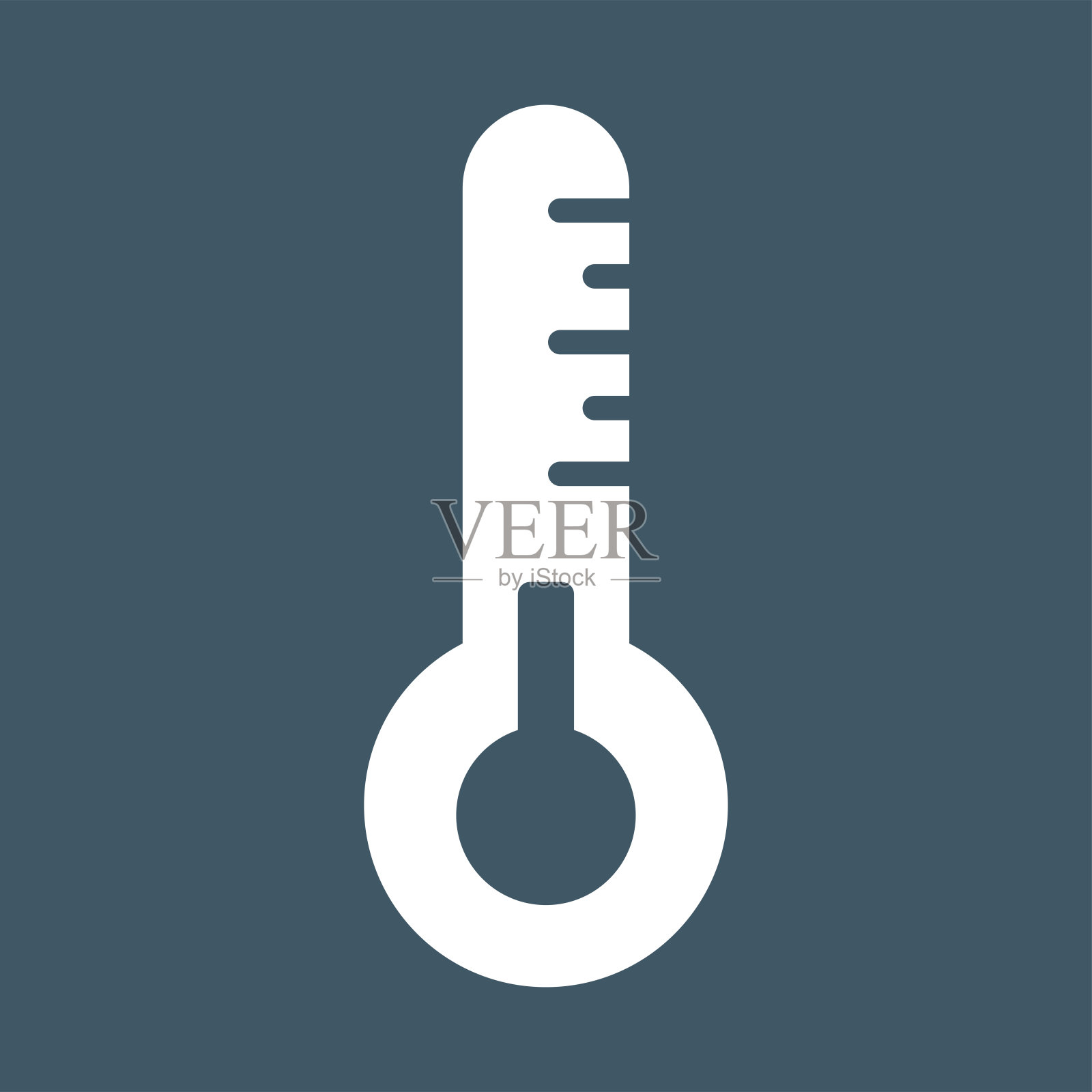 温度计图标设计矢量模板插画图片素材