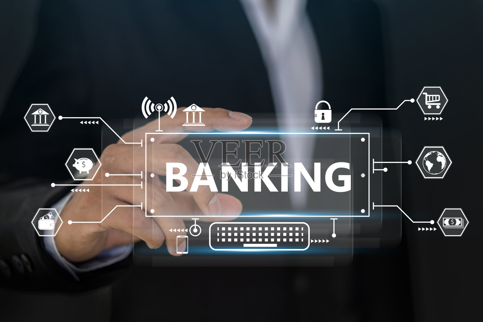 人类拥有网上银行数字技术，手机银行，购物，支付，金融，银行，取款，账户，转账，信用卡，金融，全球在线业务照片摄影图片