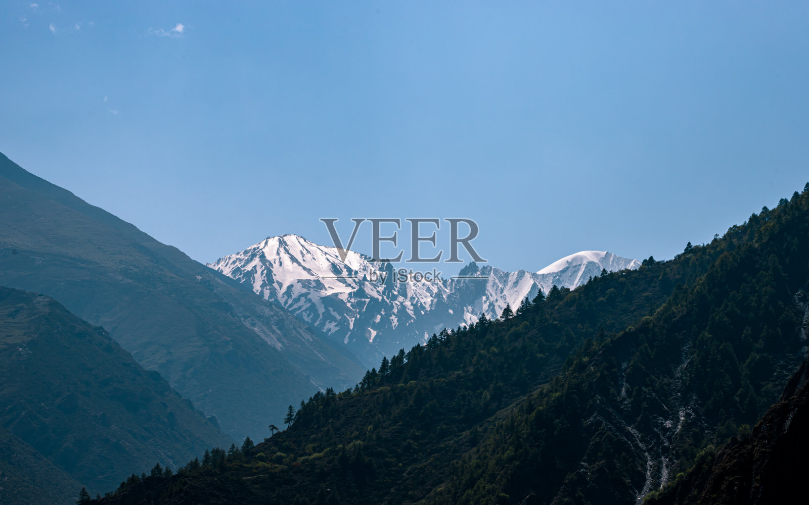 戈拉卡的雪山照片摄影图片