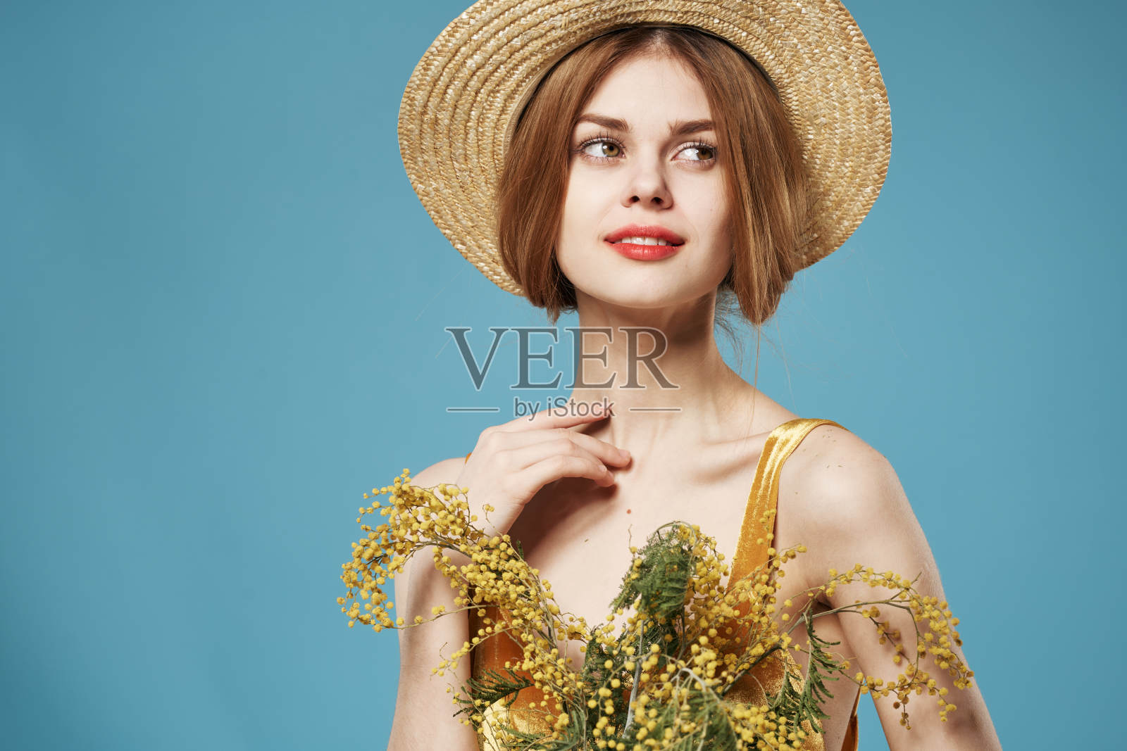 女人花束不同的生活方式妇女节照片摄影图片