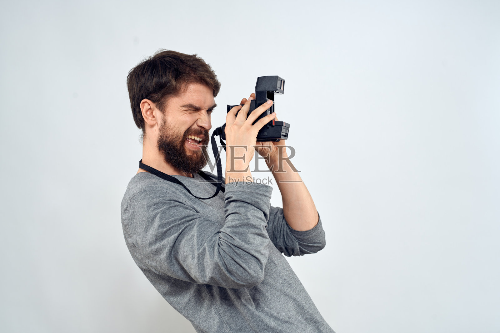 摄影师用相机爱好技术工作室生活方式创意光背景照片摄影图片