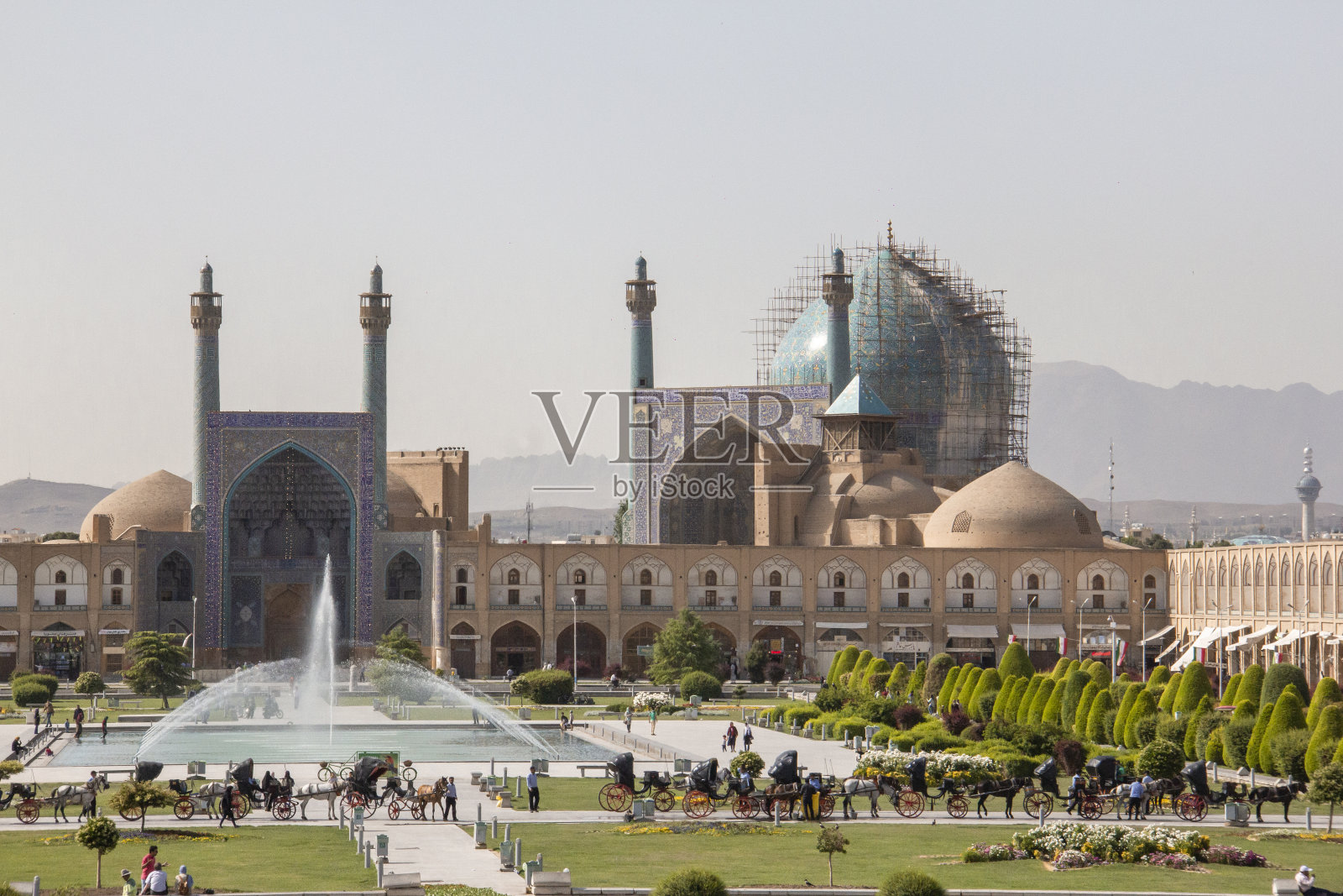 阿巴斯詹姆斯清真寺，伊斯法罕，伊朗照片摄影图片