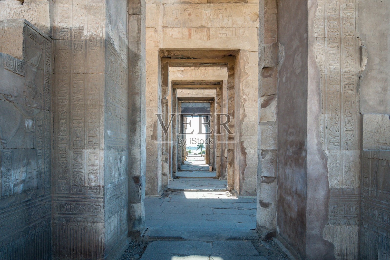 Kom Ombo, Horus Sobek神庙，古埃及神庙照片摄影图片