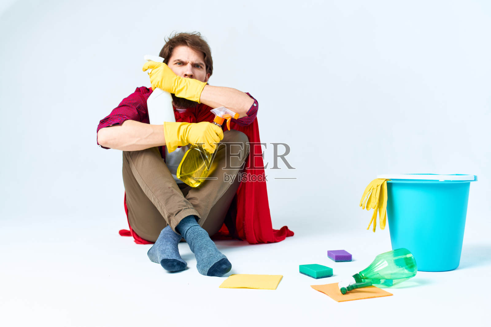 清洁地板服务，家务卫生专业照片摄影图片