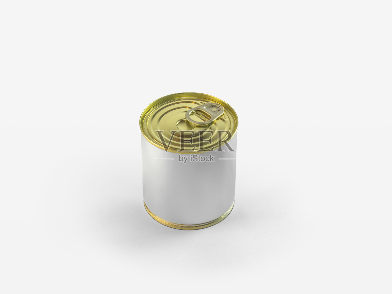 食品罐头模型3D渲染孤立的背景照片摄影图片