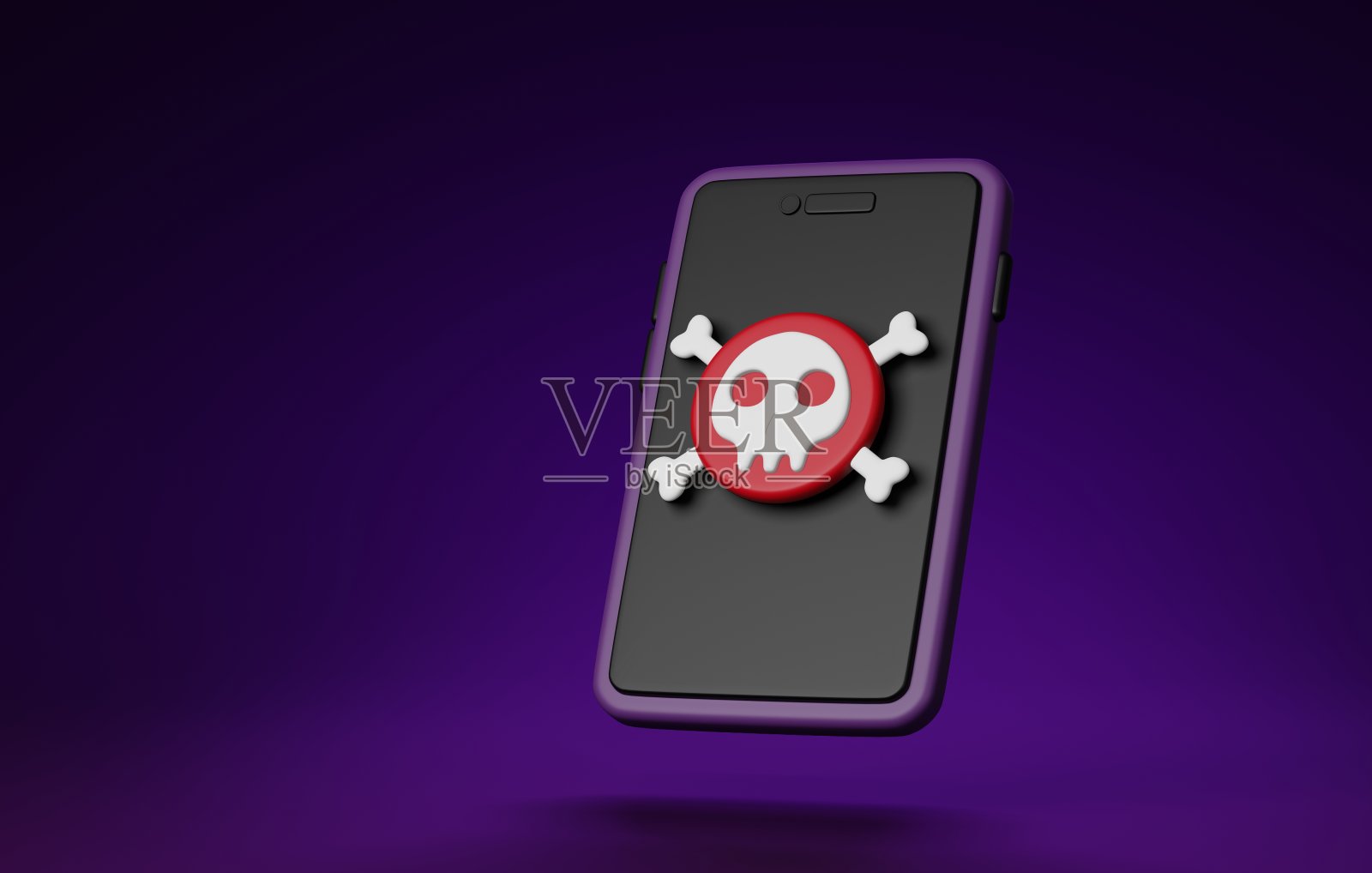 黑客攻击的数字安全和数据泄露3D渲染。照片摄影图片