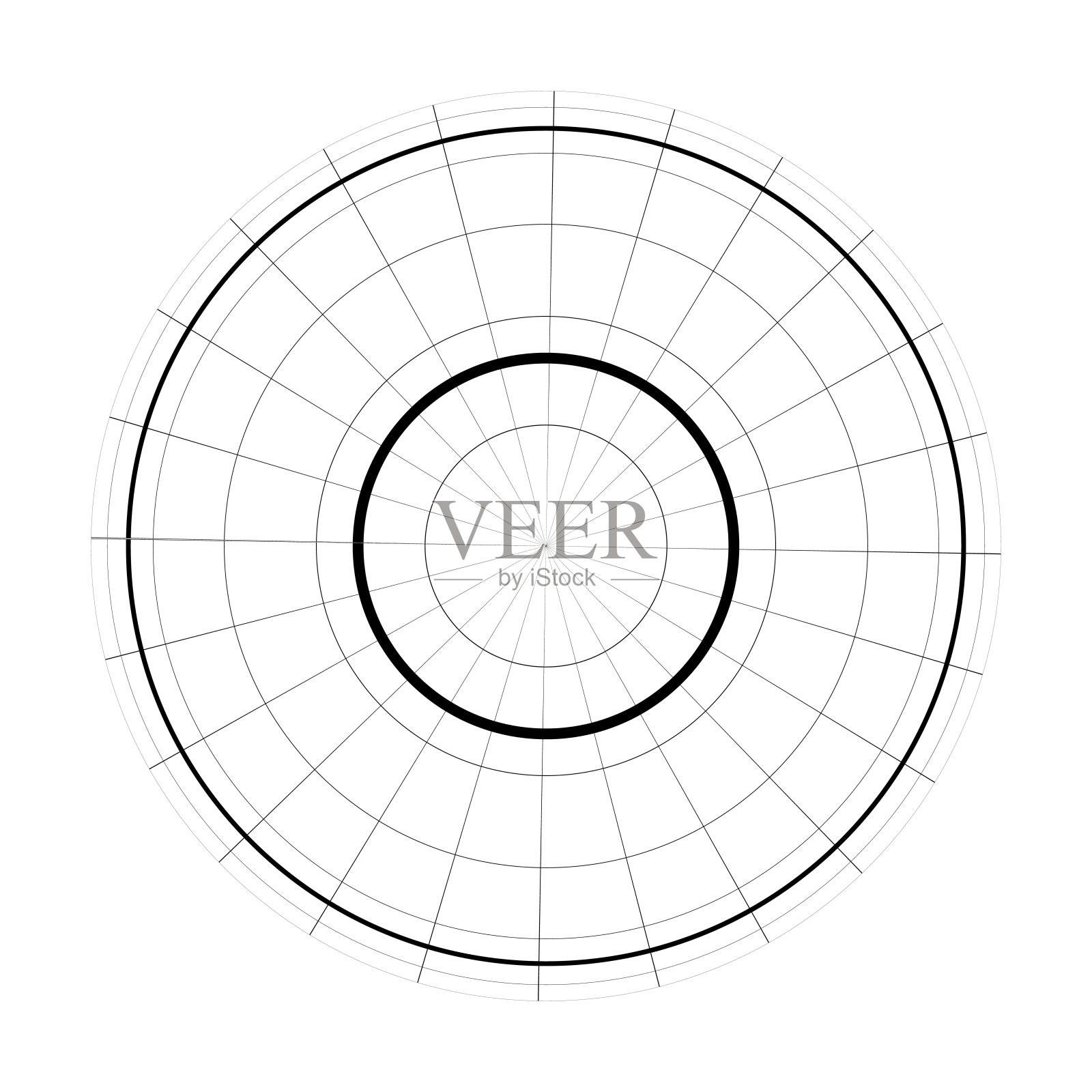 赤道，热带和地球的极圈插画图片素材