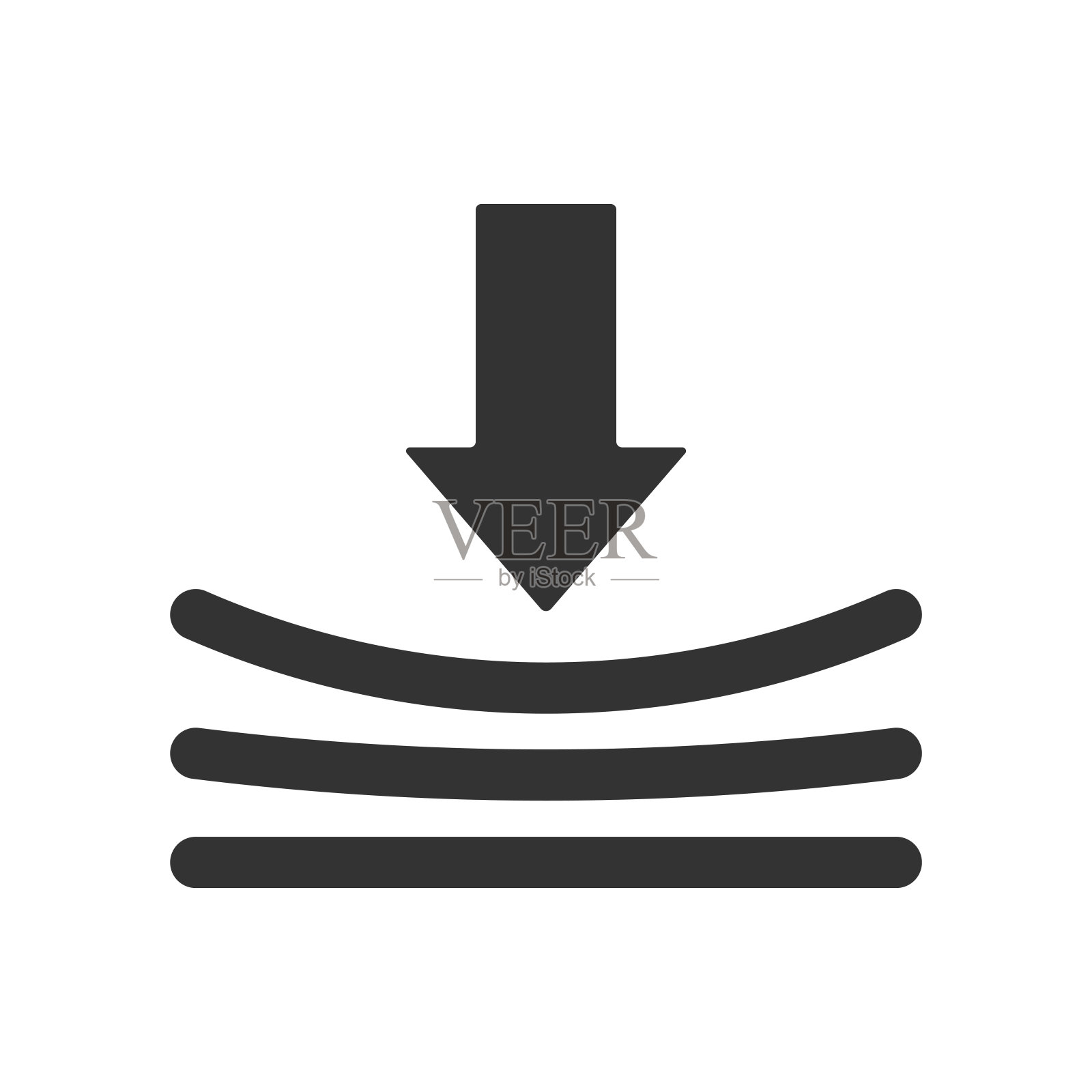 超级软图标平面隔离矢量插图。插画图片素材