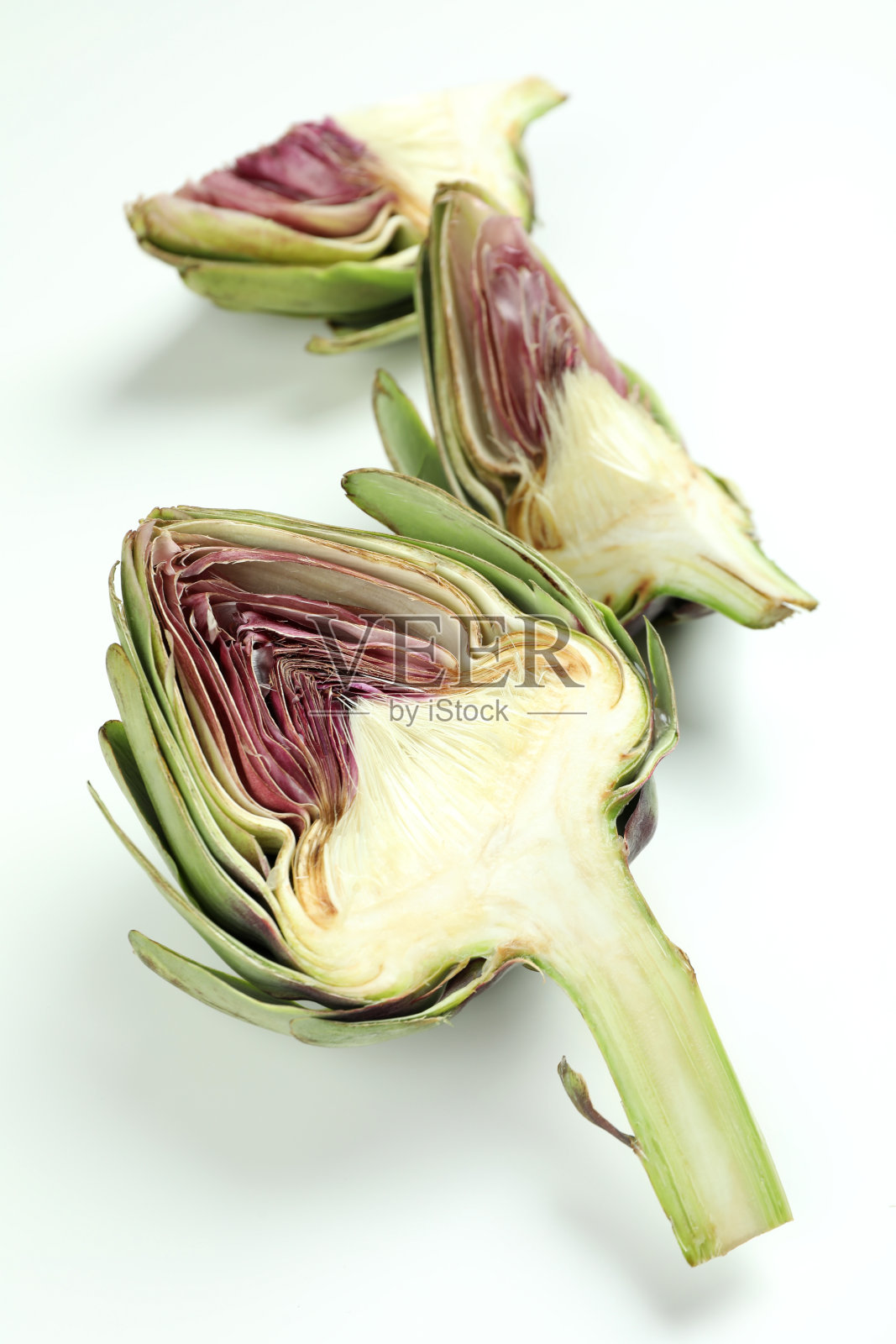 以洋蓟为背景的健康食品概念照片摄影图片