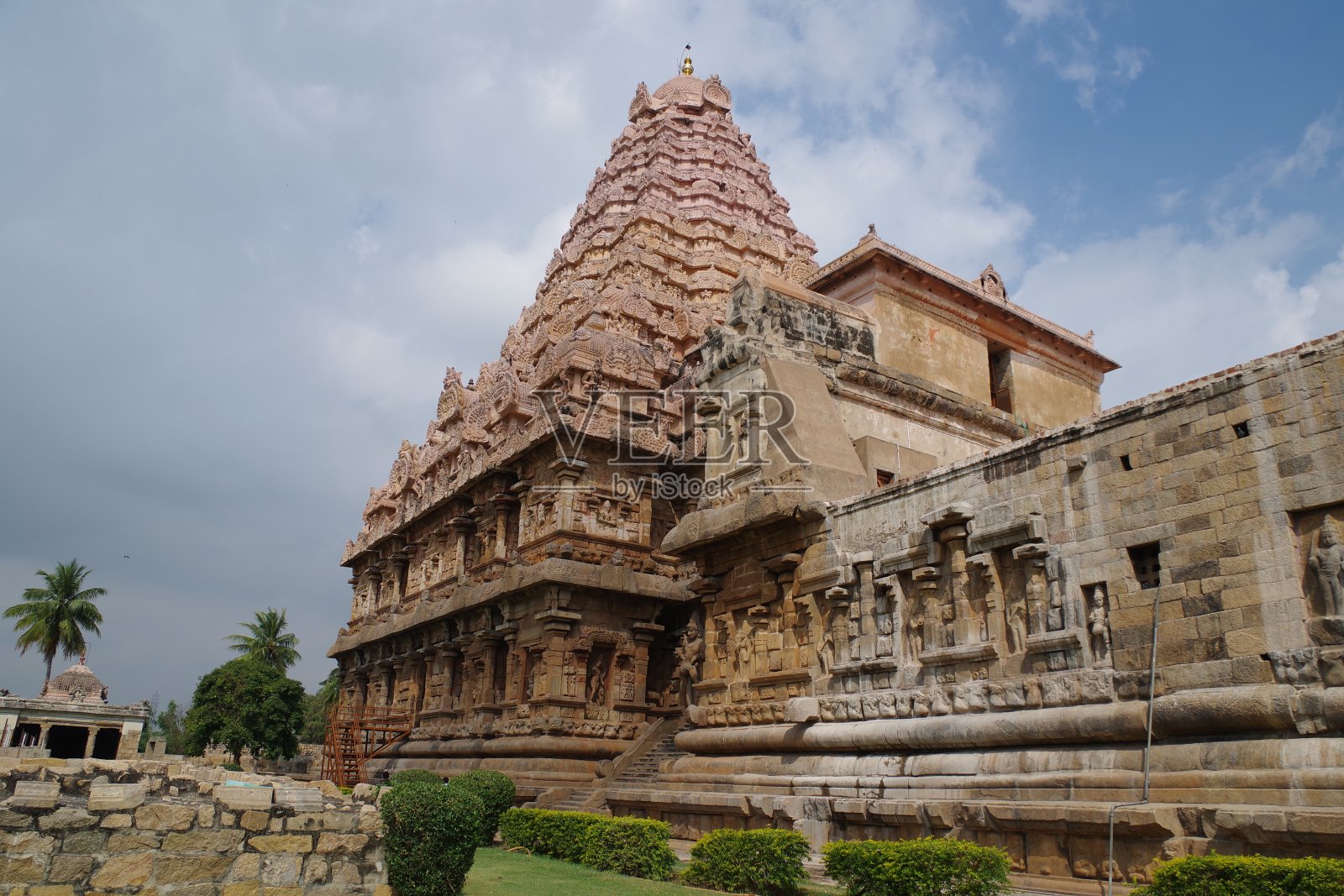 位于Gangaikonda Cholapuram的Brihadisvara寺庙照片摄影图片