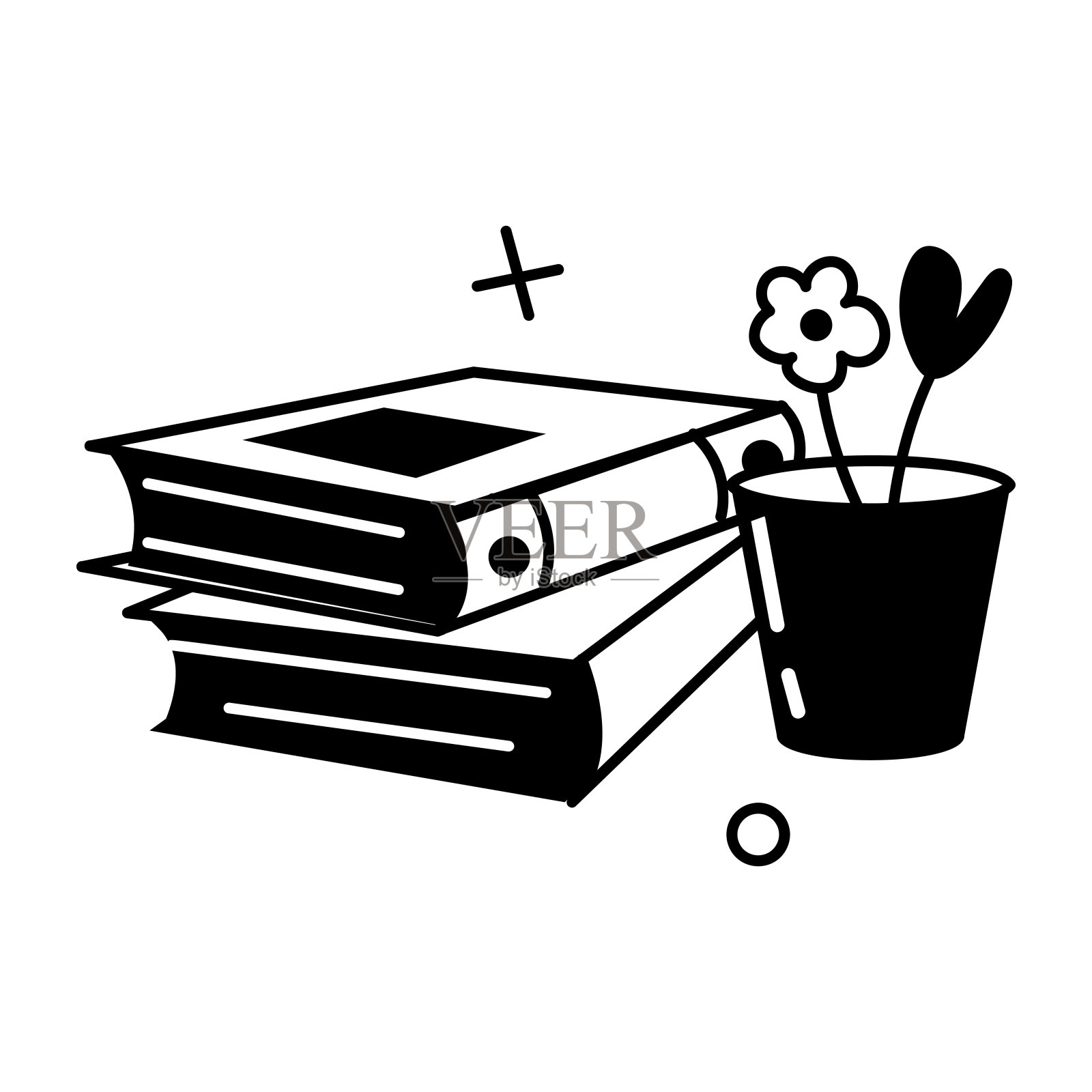 小说书插画图片素材