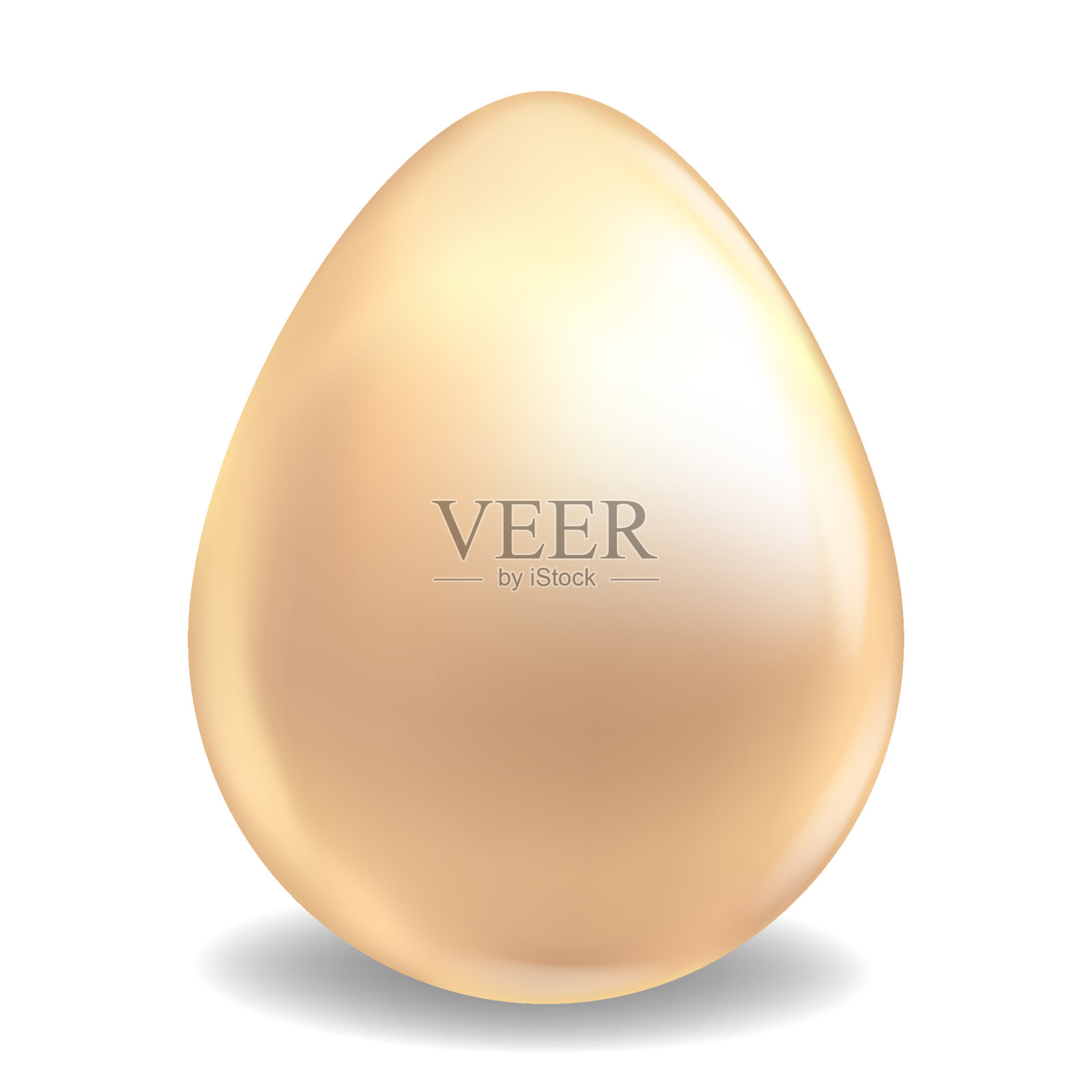 彩蛋洁白多彩，逼真3D插画图片素材