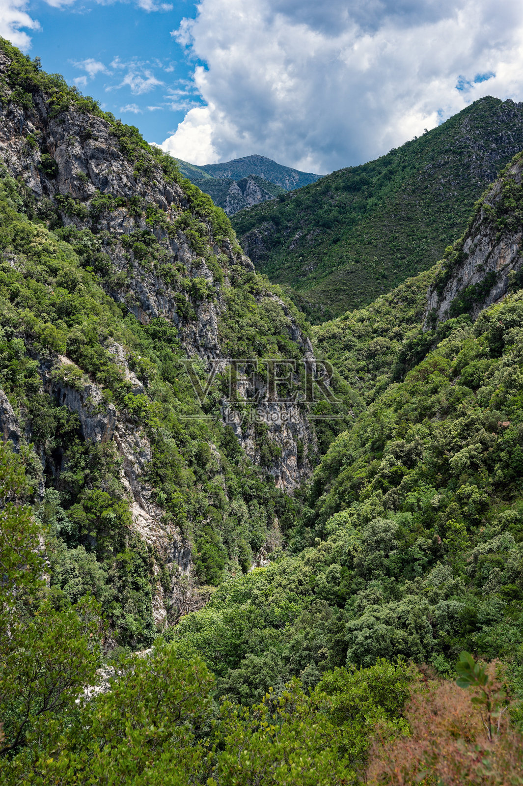 希腊峡谷照片摄影图片