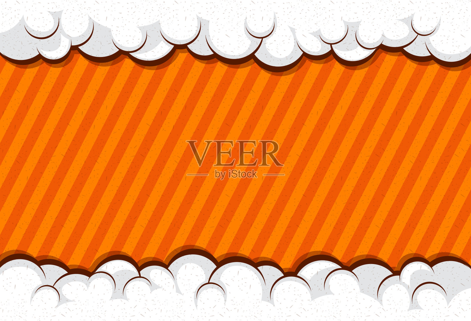 波普艺术插图斜线橙色背景84插画图片素材