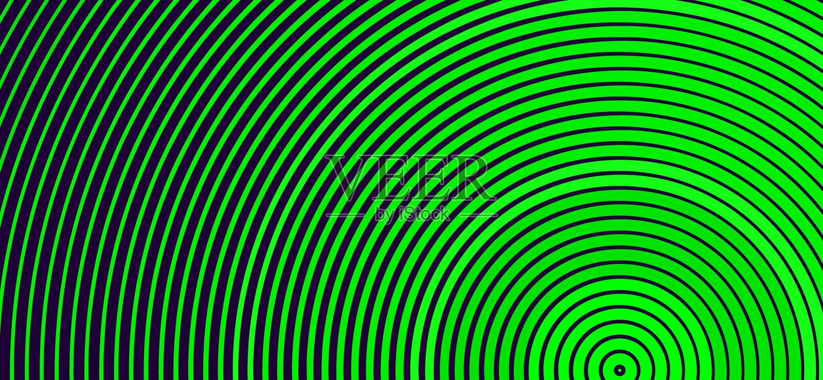 多色背景与同心圆插画图片素材