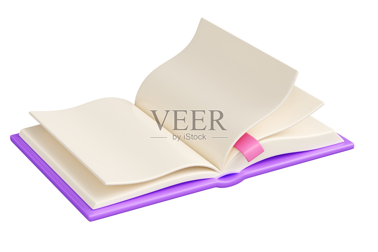 打开书3d渲染插图。照片摄影图片