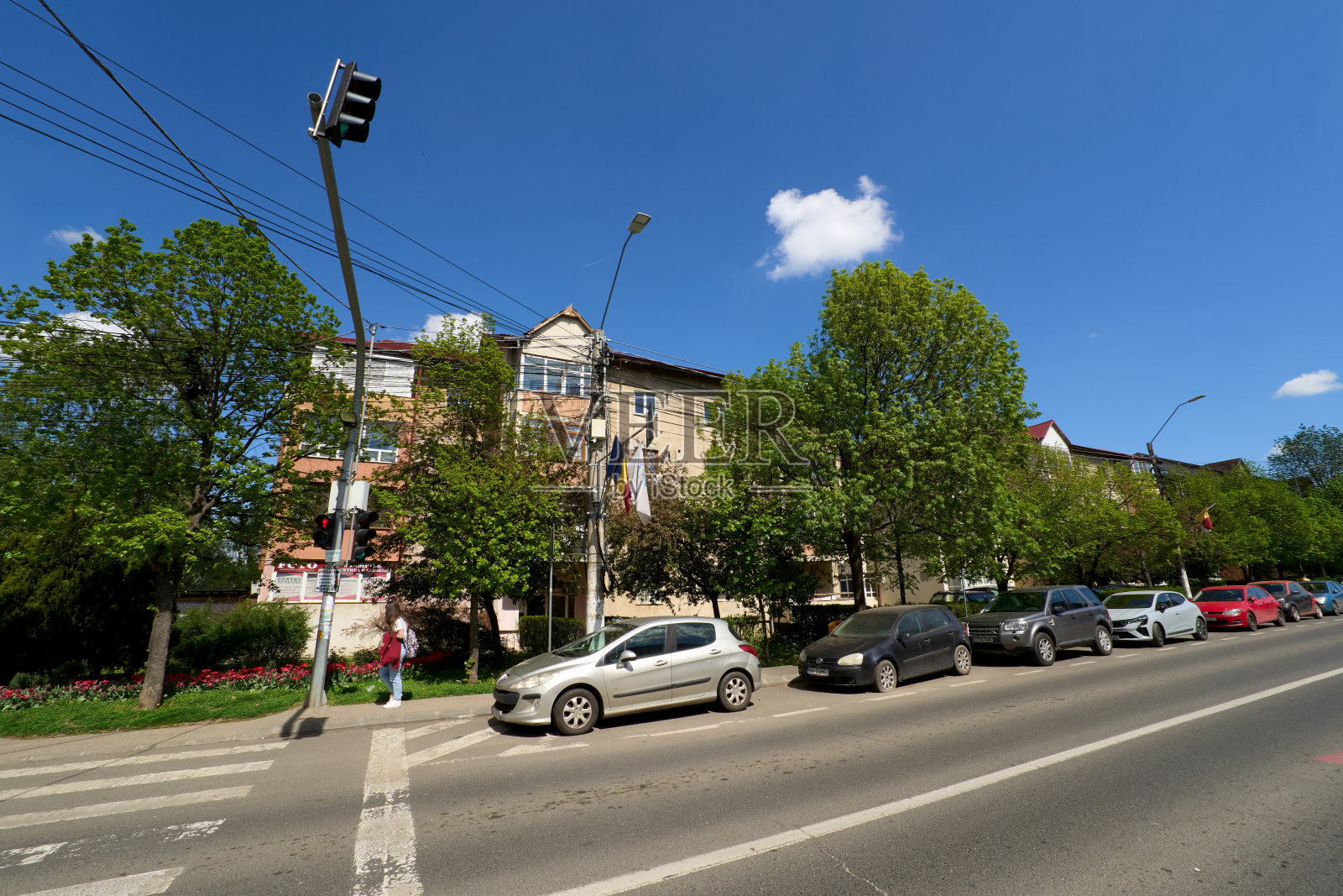 罗马尼亚奥托佩尼市的景色照片摄影图片