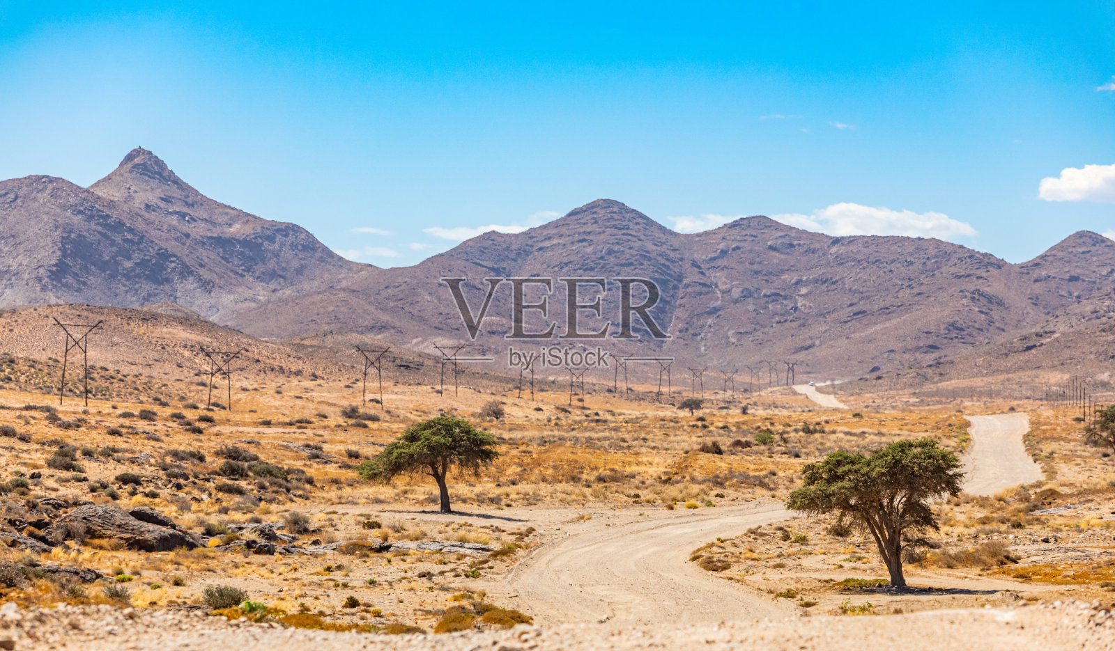 Richtersveld国家公园的干旱景观照片摄影图片