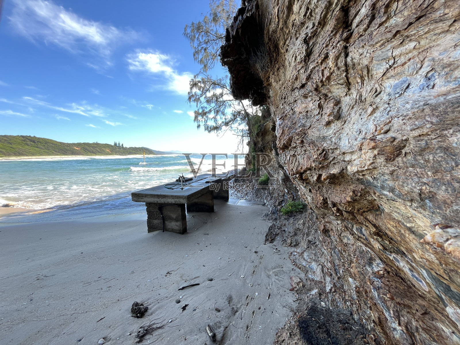 雪莉海滩，南布卡角，新南威尔士州，澳大利亚照片摄影图片